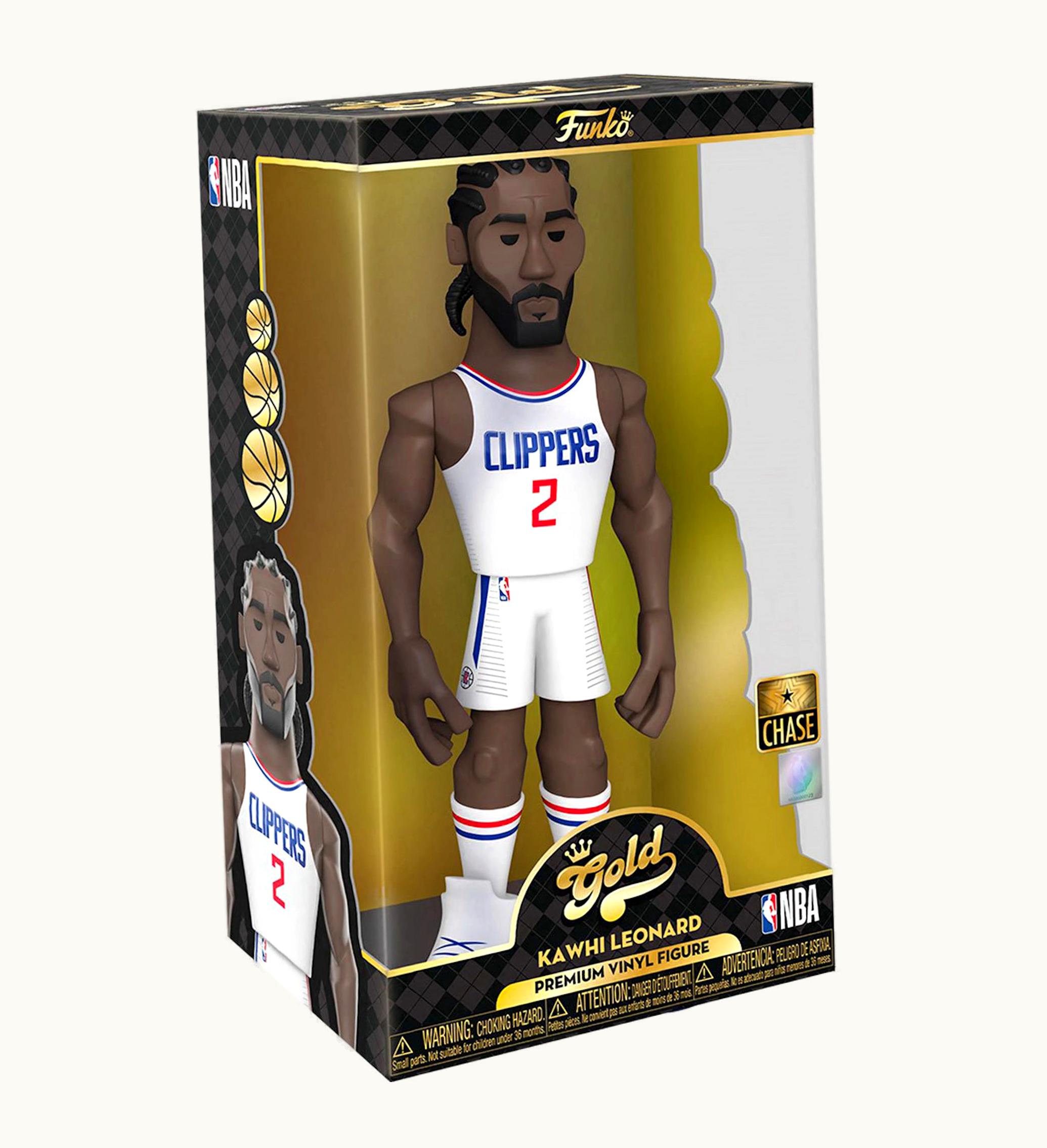Funko Gold NBA Los Angeles Clippers Kawhi Leonard 12 Inch Chase Exclusive Figure