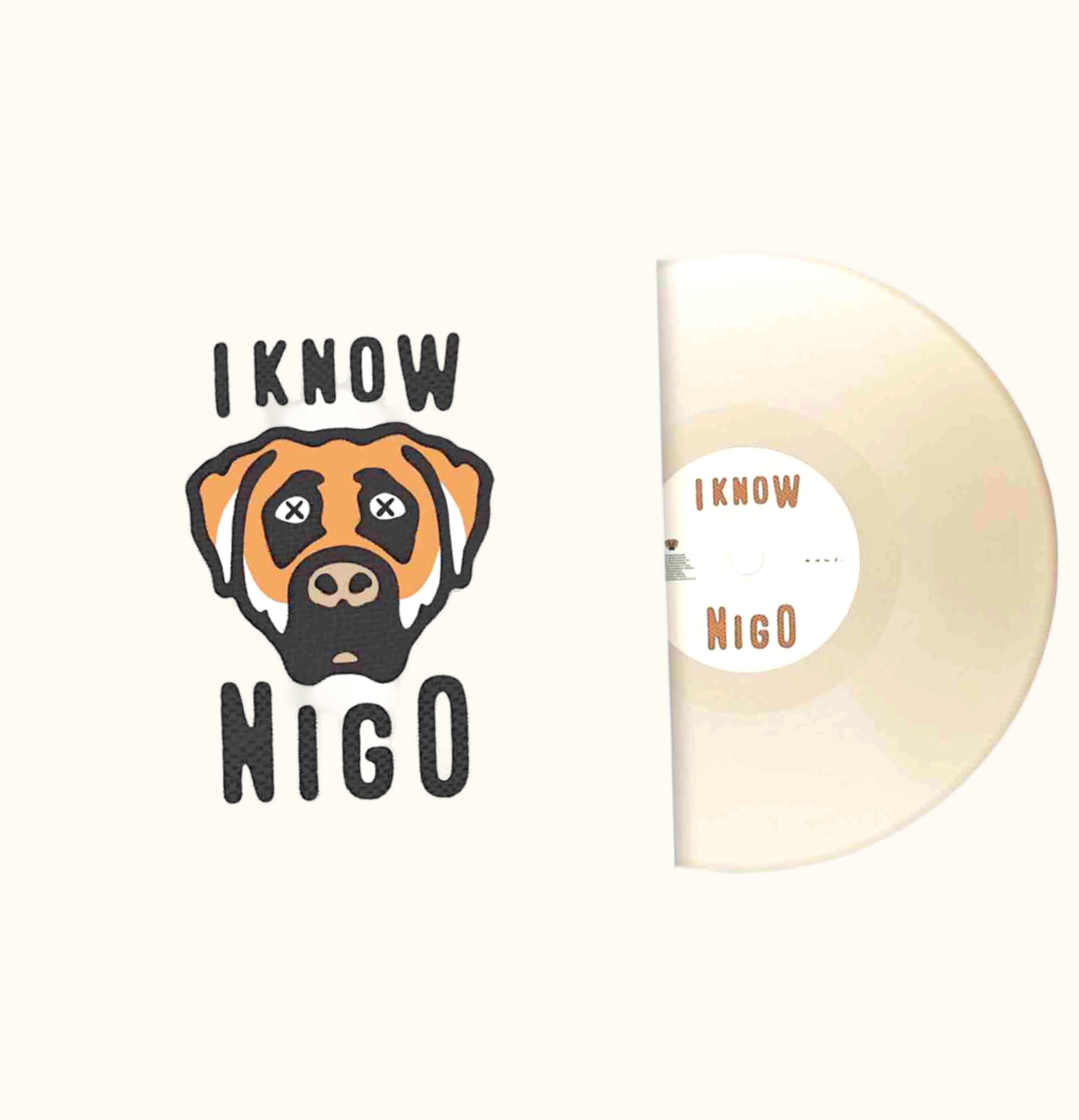 Nigo Nigo I Know Nigo KAWS Edition LP Vinyl Gold