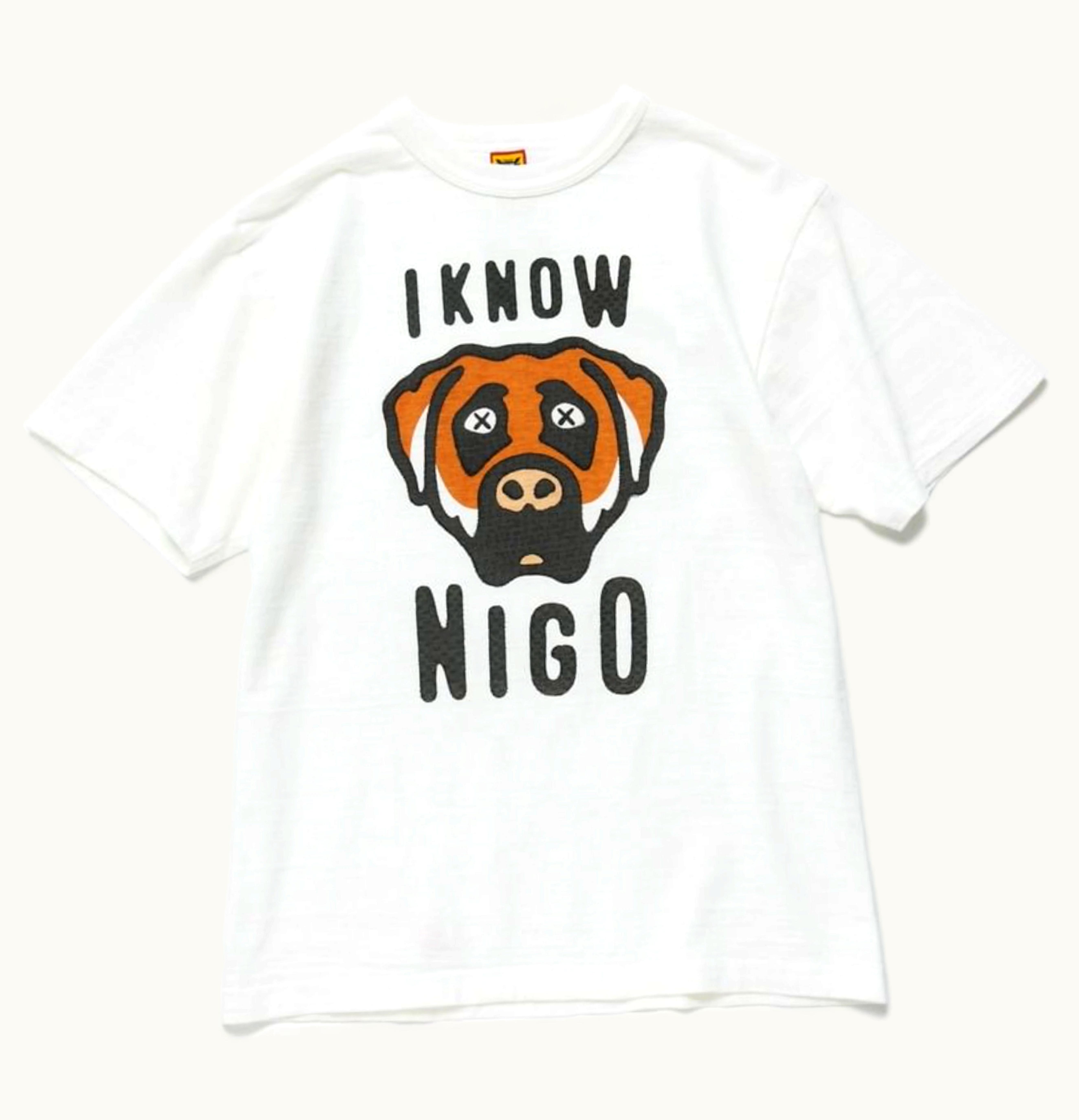 Human Made I Know Nigo Kaws T Shirt White