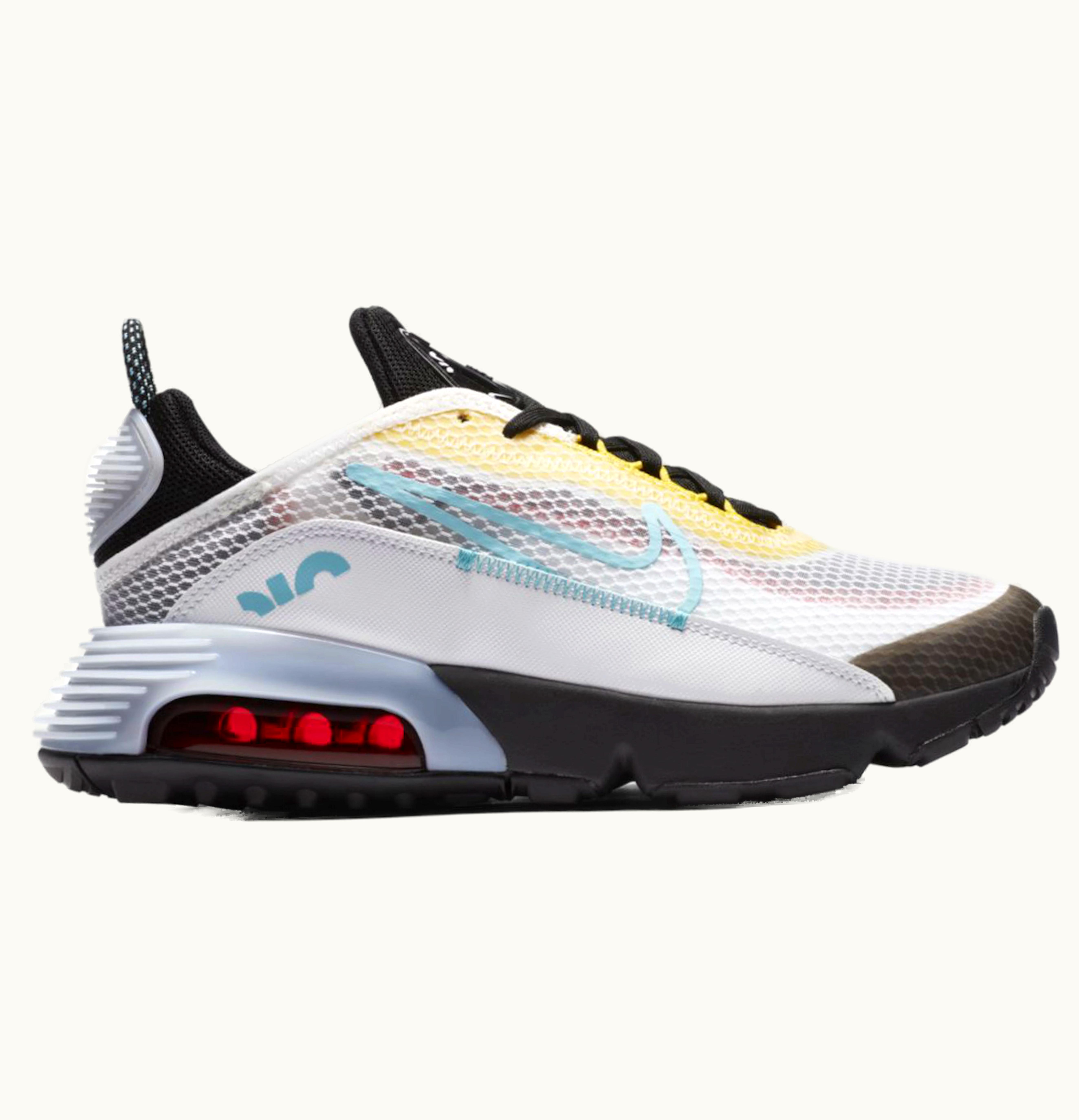 Nike Nike Air Max 2090 White Yellow Aqua GS