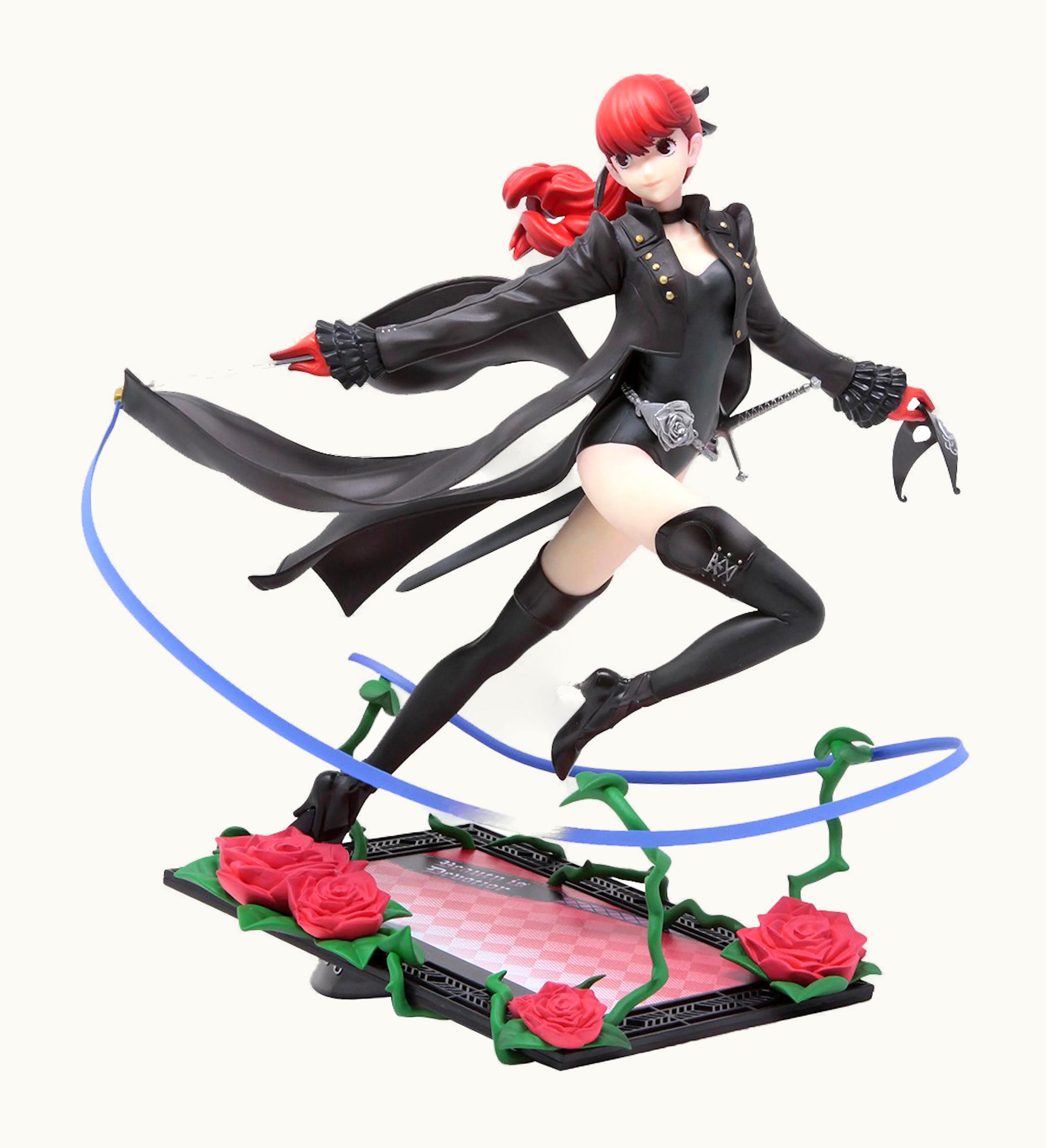 Kotobukiya Artfx J Persona 5 Royal Kasumi Yoshizawa Phantom Thief Version With Bonus Face Part Figure Black