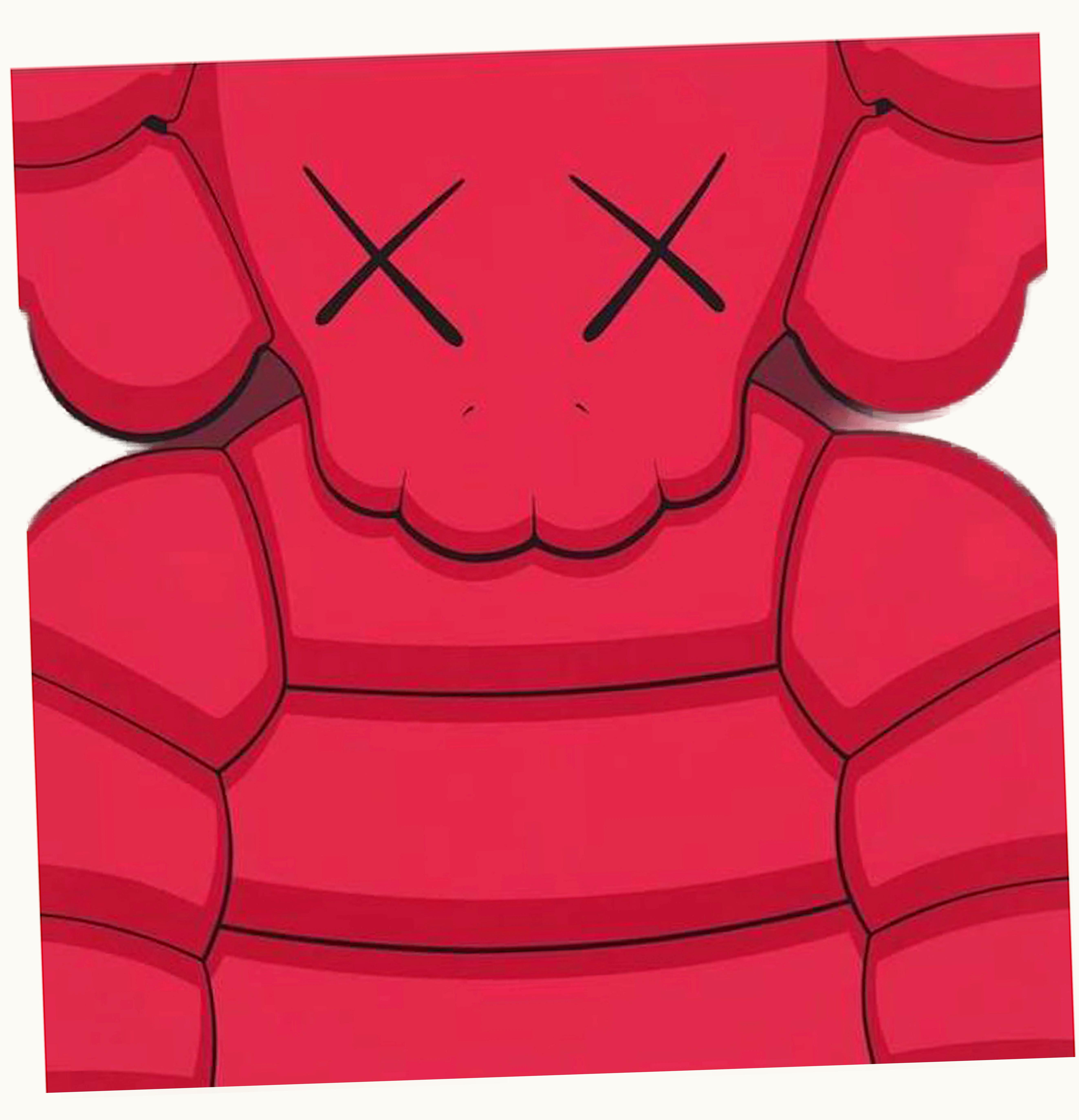 KAWS KAWS What Party Print 6 Red Signed Edition of 100