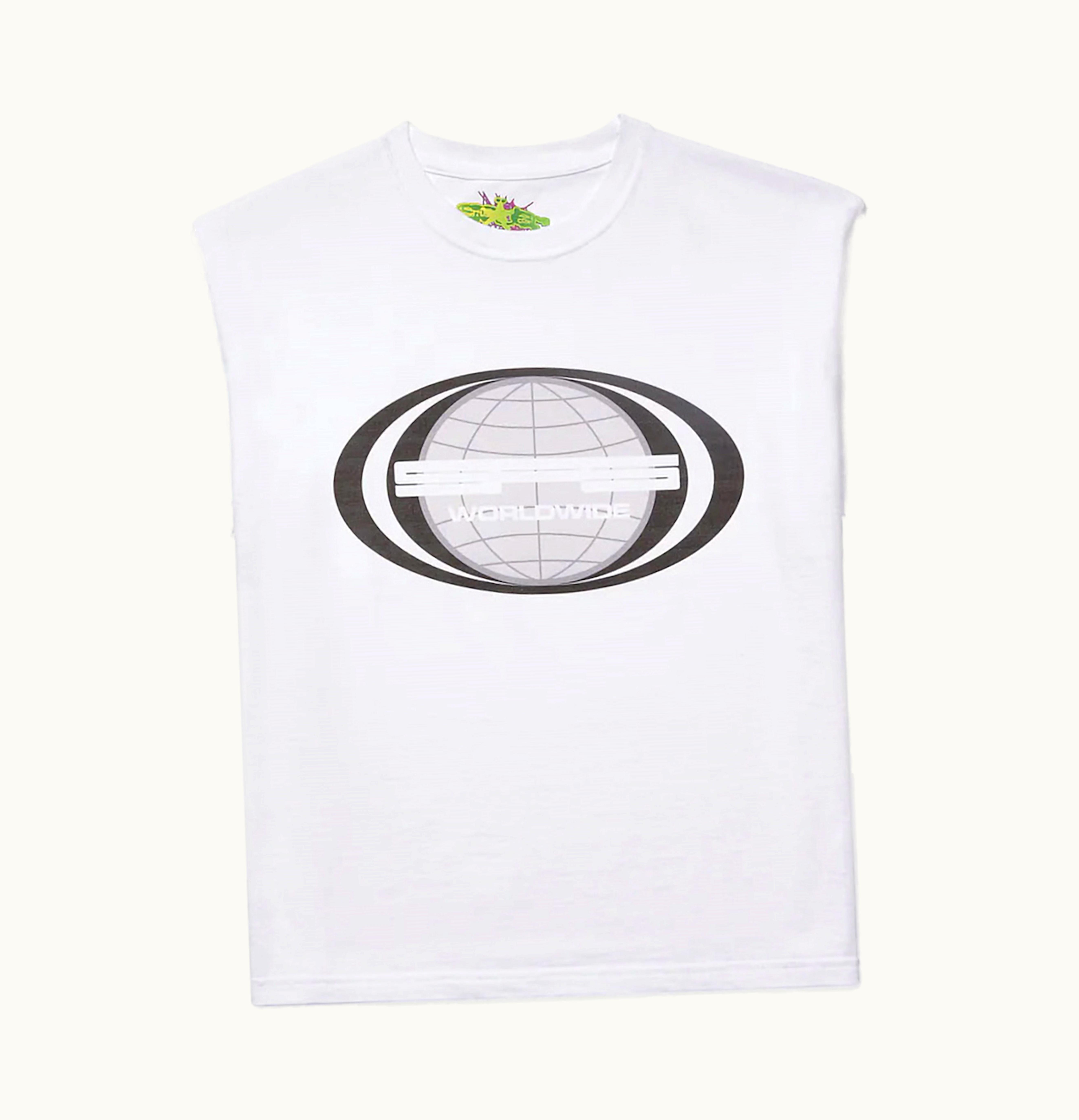 Sp5der Sp5der Jumbo Globe Tee White