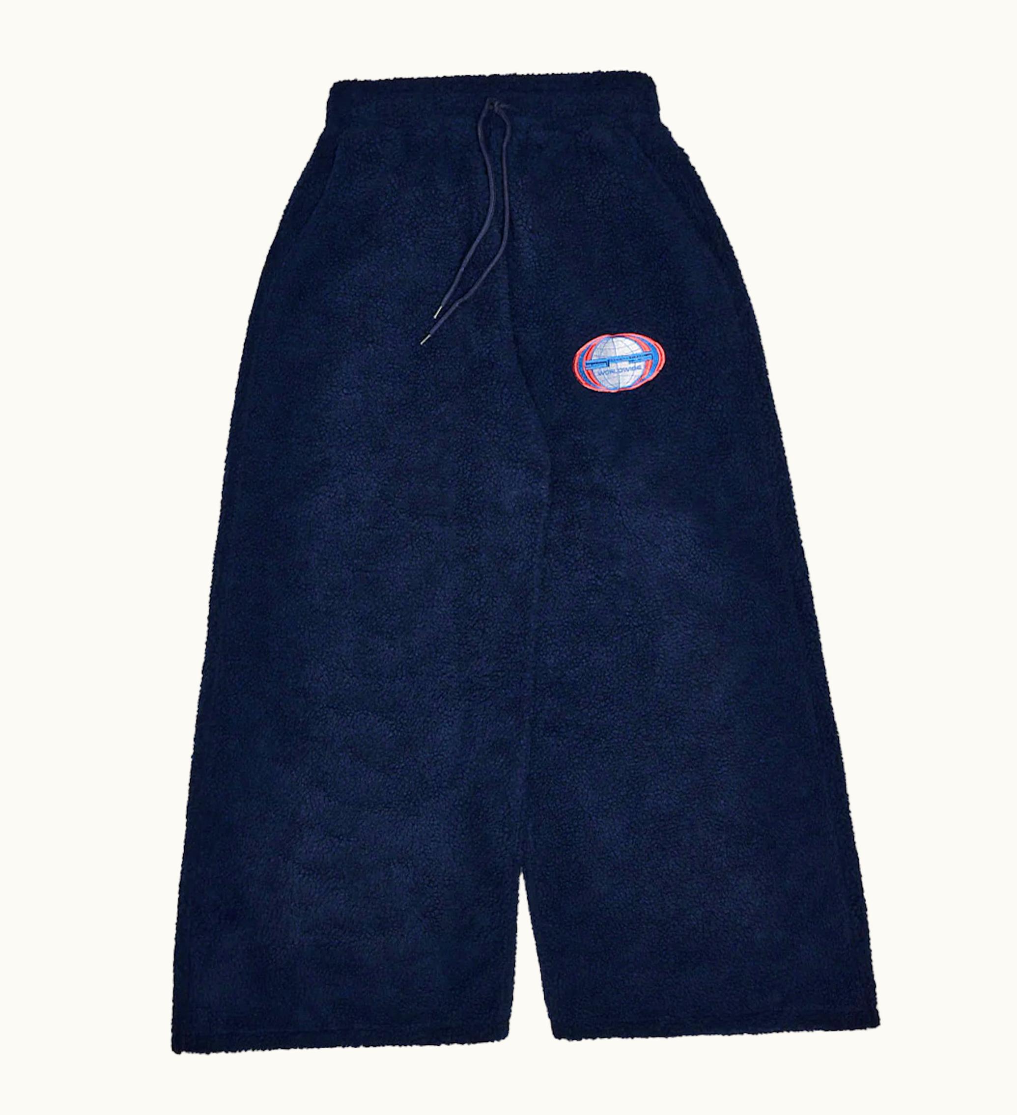 Sp5der Sp5der Sherpa Wide Leg Globe Pant Blue