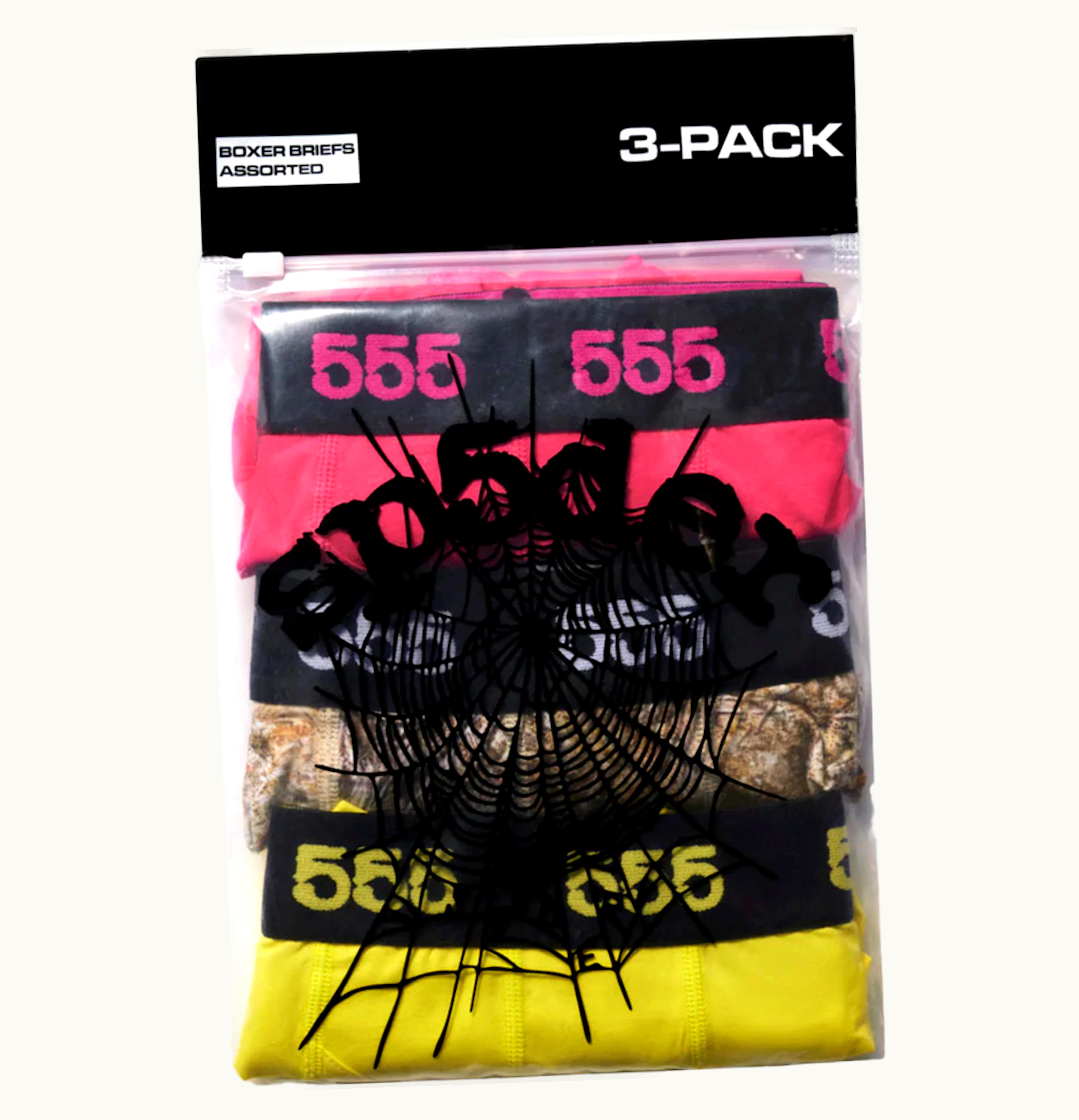 Sp5der Sp5der Boxer Briefs Set Of 3 Multicolor