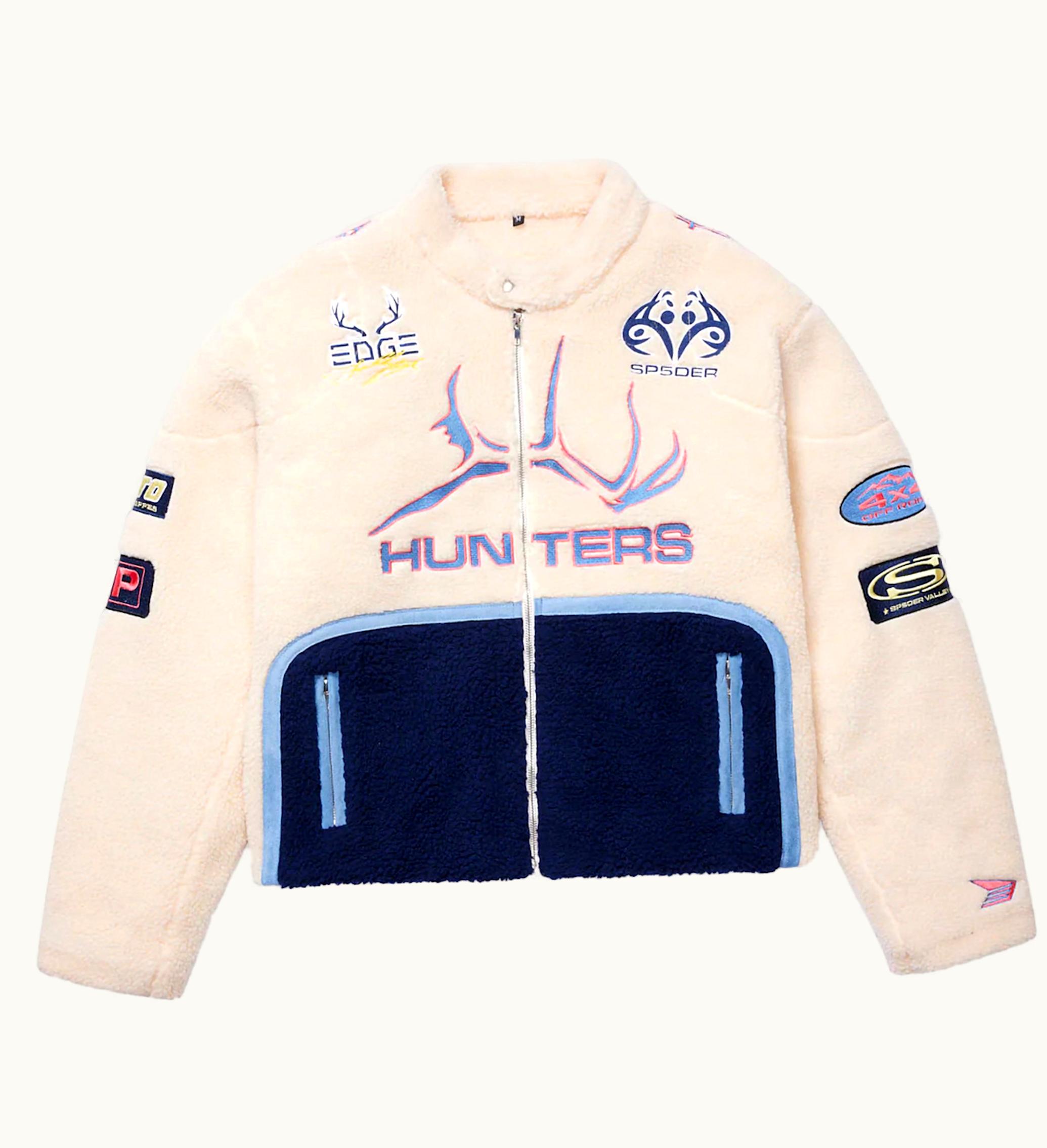 Sp5der Sp5der Sherpa Hunter Moto Jacket Multicolor