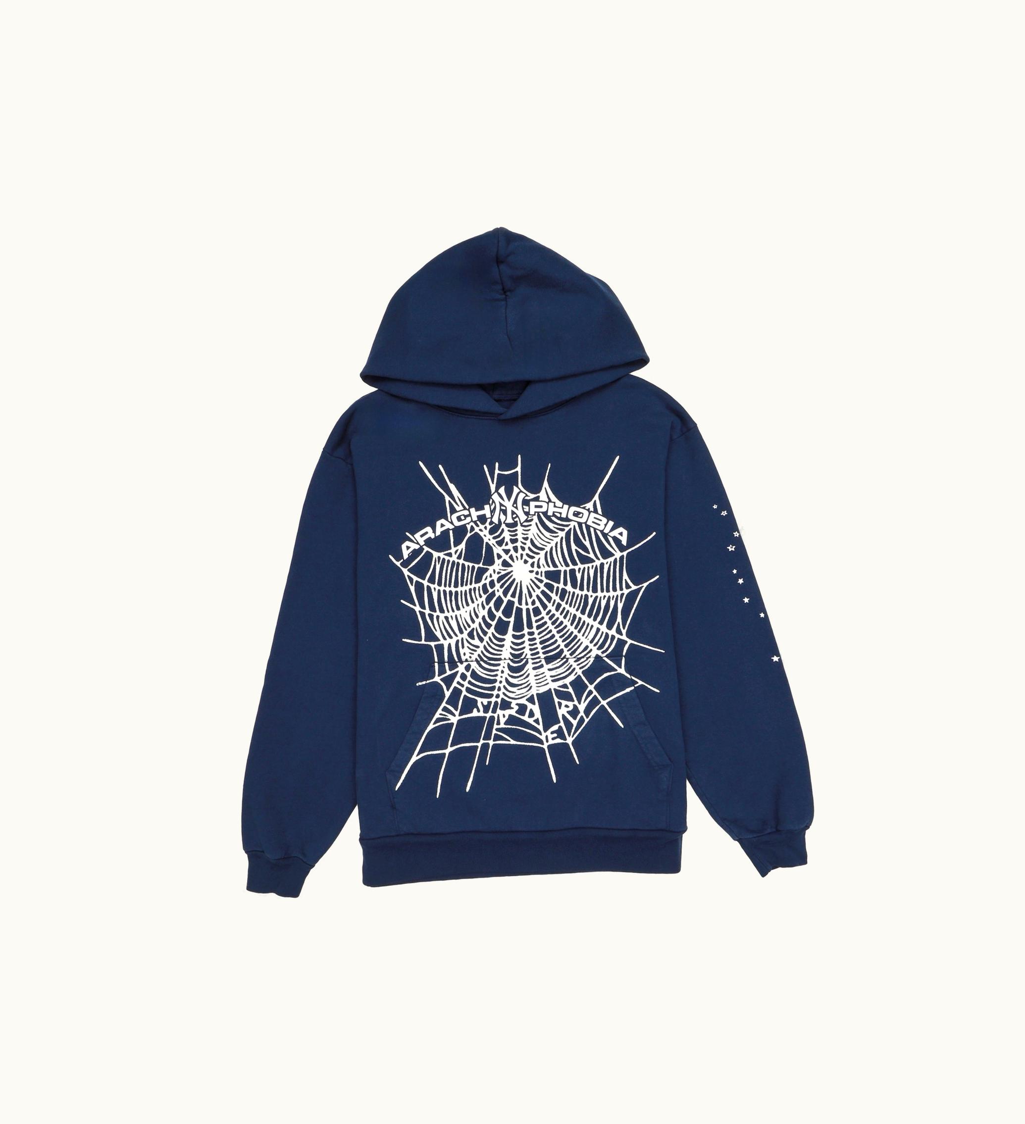 Sp5der Sp5der Arach NY Phobia Hoodie Navy