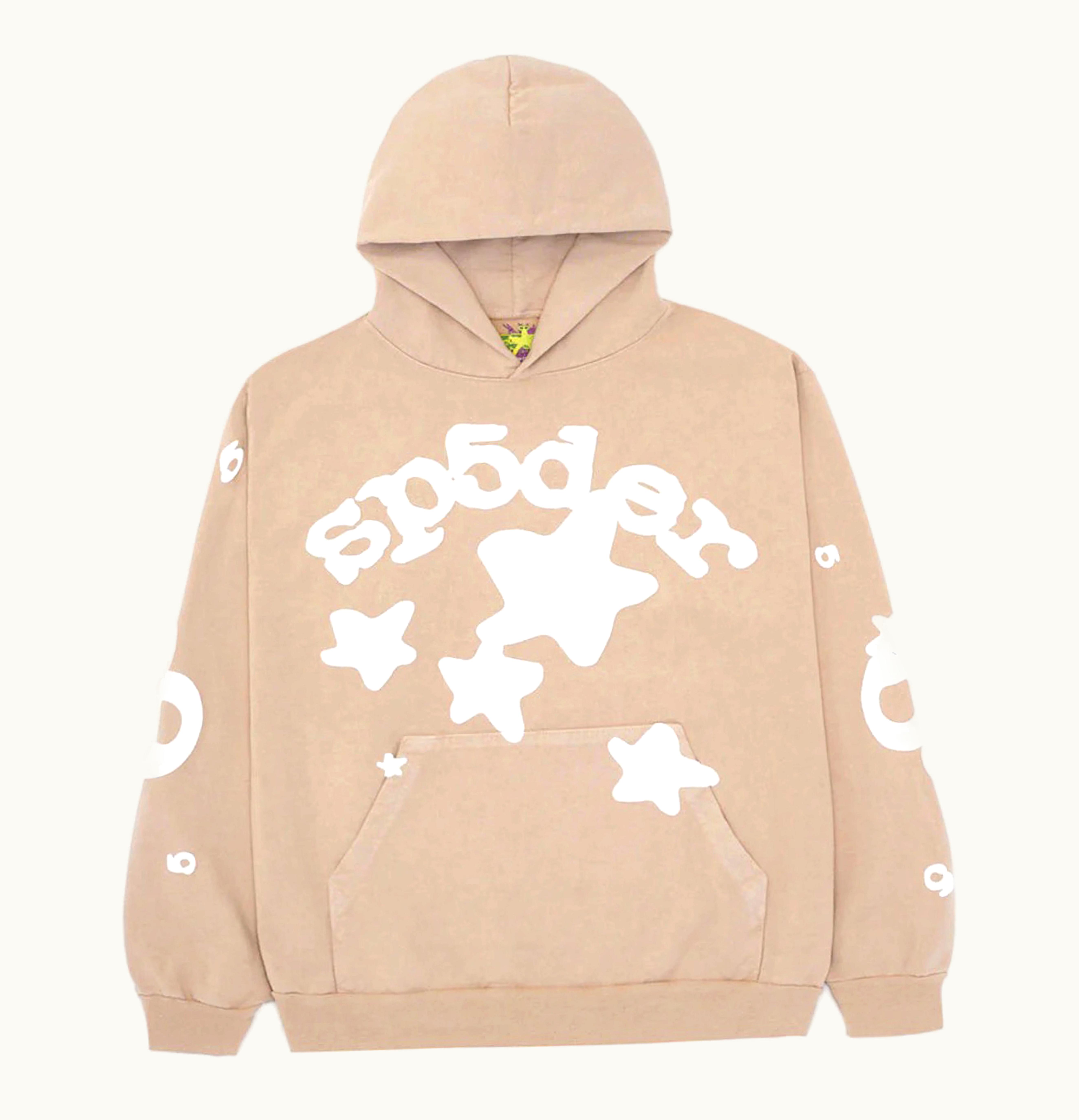 Sp5der Sp5der Beluga Hoodie Light Brown