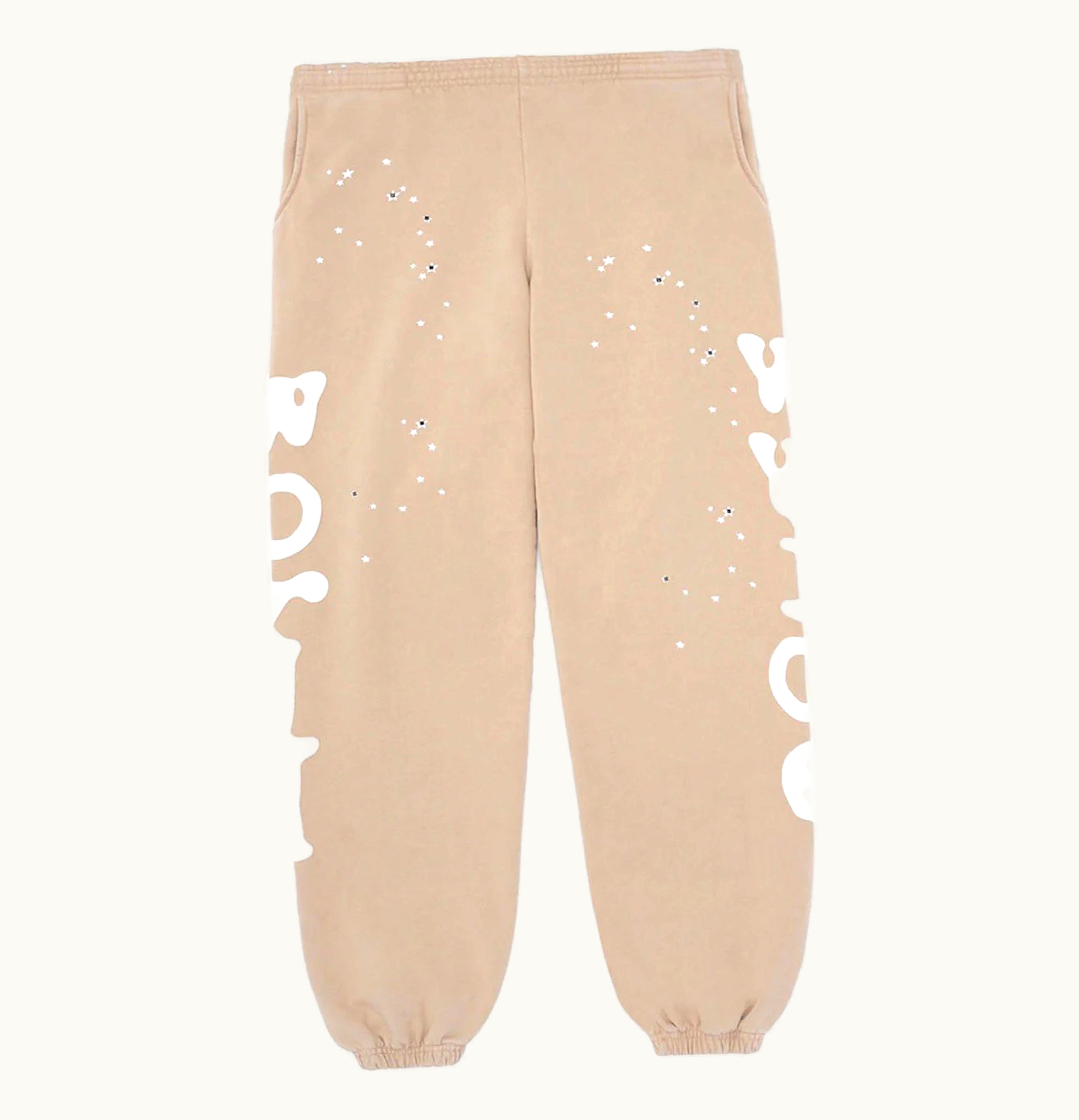 Sp5der Sp5der Beluga Sweatpants Light Brown