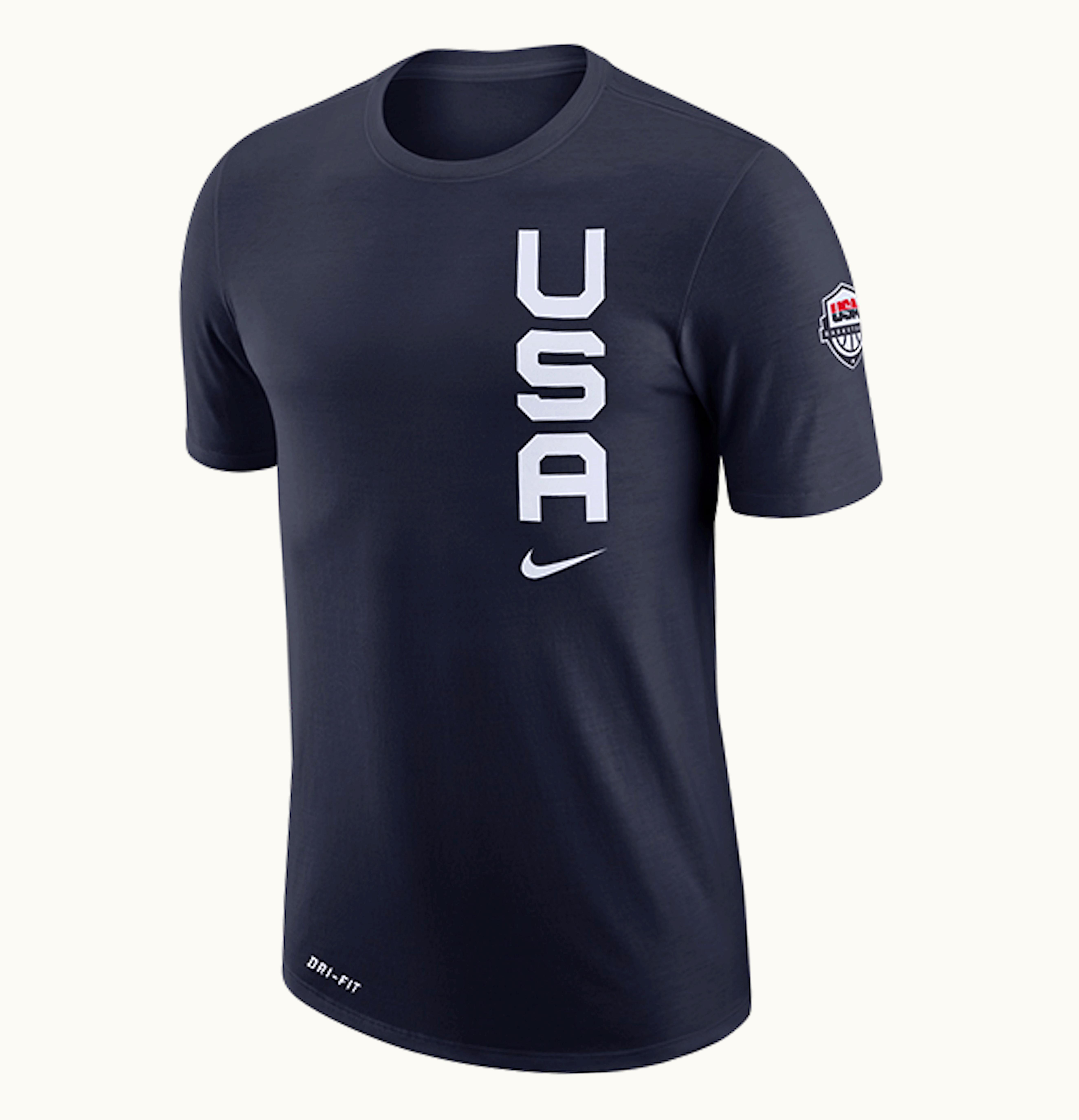 Nike Nike Team Usa Therma Flex Tokyo 2020 Showtime T Shirt Obsidian Black White