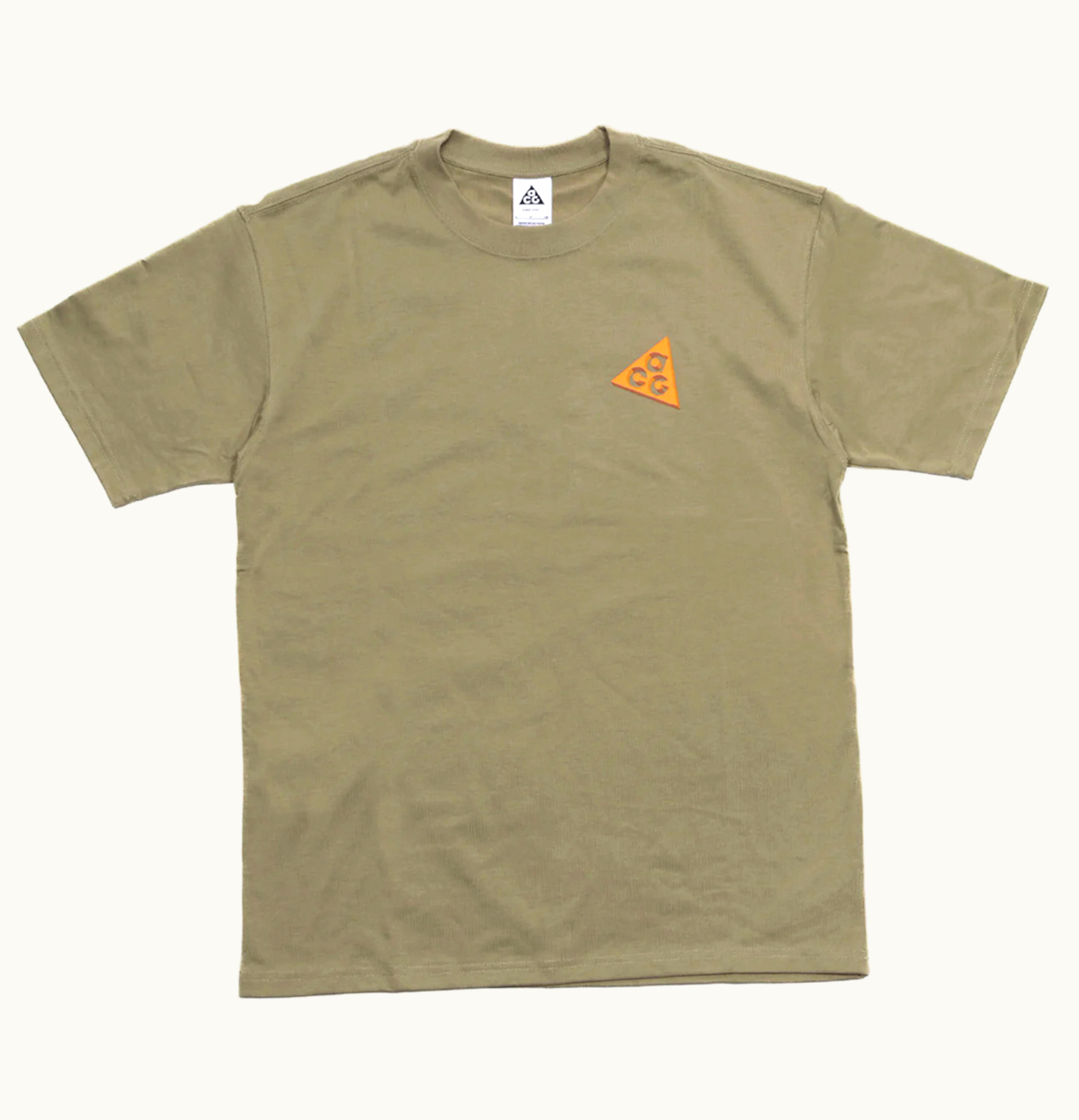 Nike Nike ACG Nrg Vortex T Shirt Neutral Olive Orange Black
