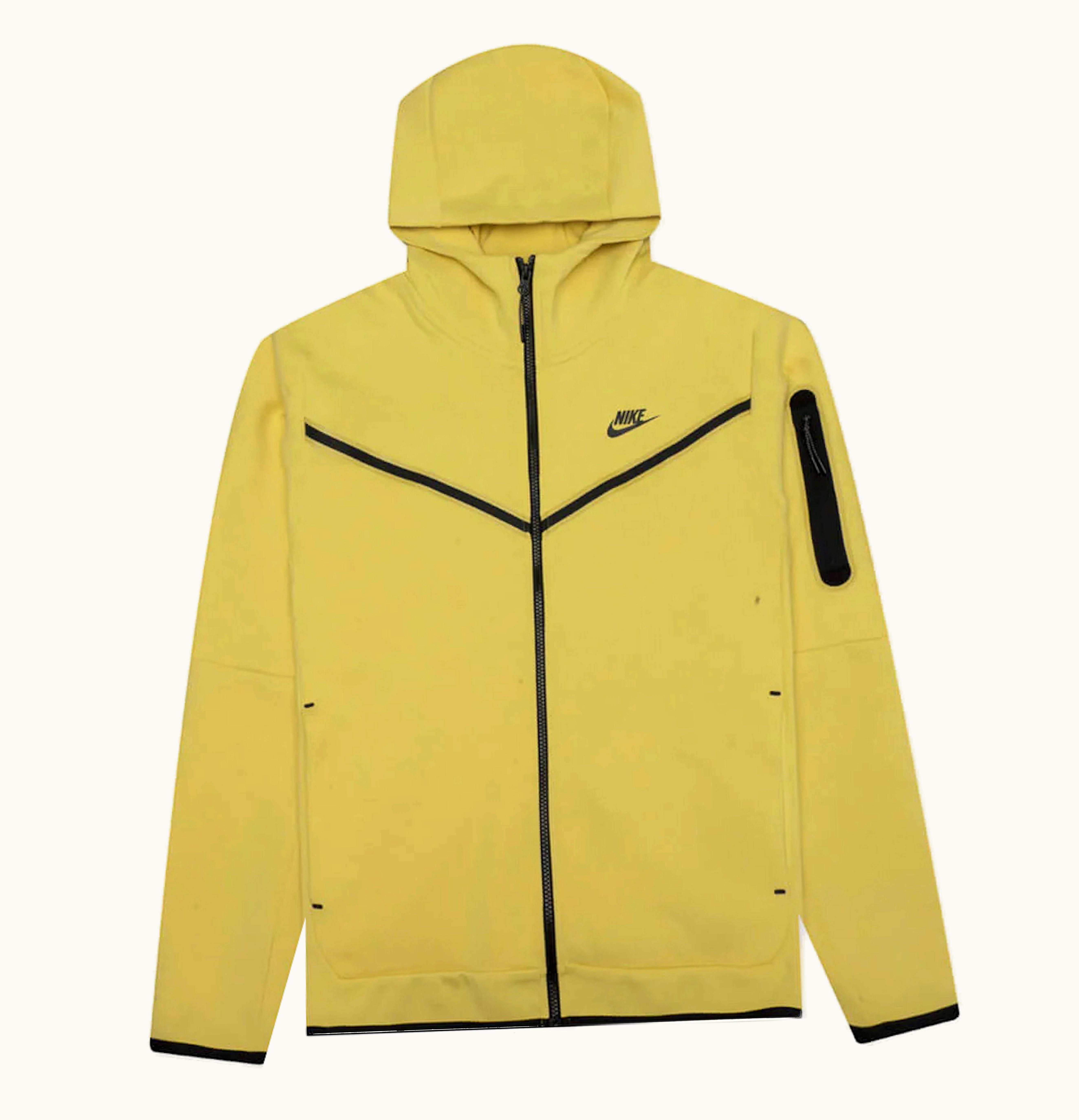 Nike Nike Sportswear Tech Fleece Full Zip Hoodie Saturn Gold Black