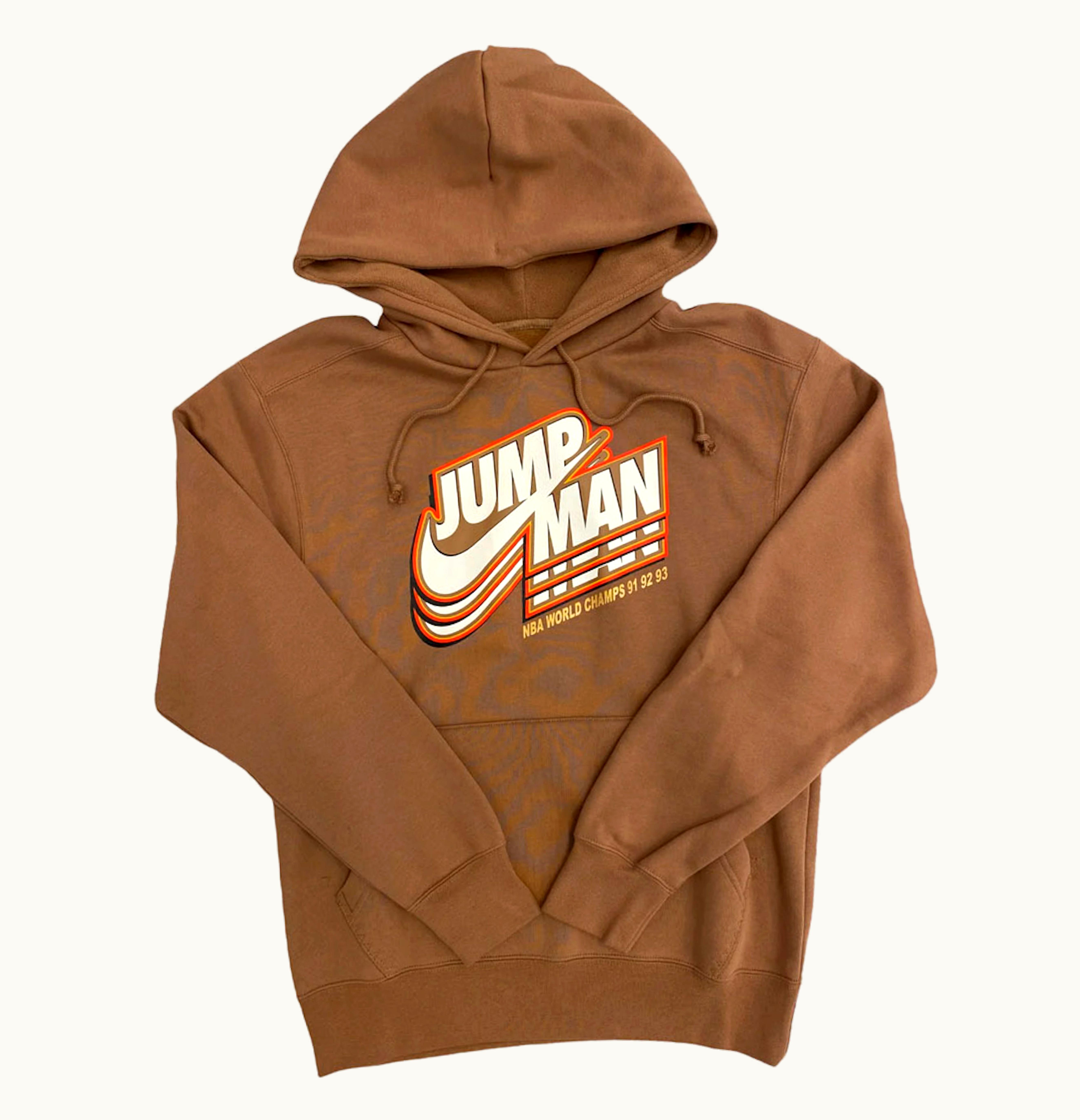 Jordan Jumpman Fleece Pullover Hoodie Archaeo Brown