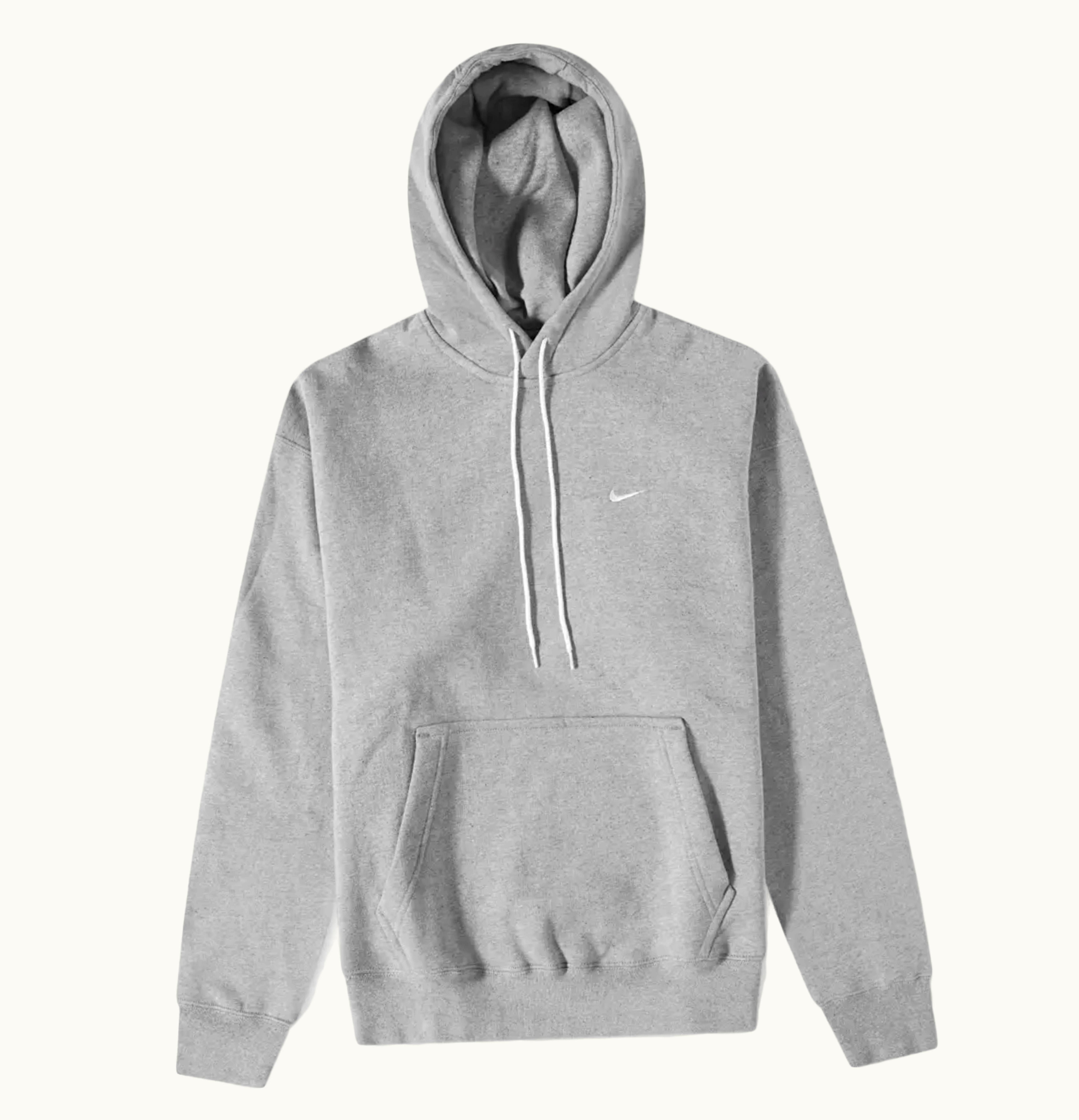 Nikelab Solo Swoosh Fleece Hoodie Dark Gray Heather