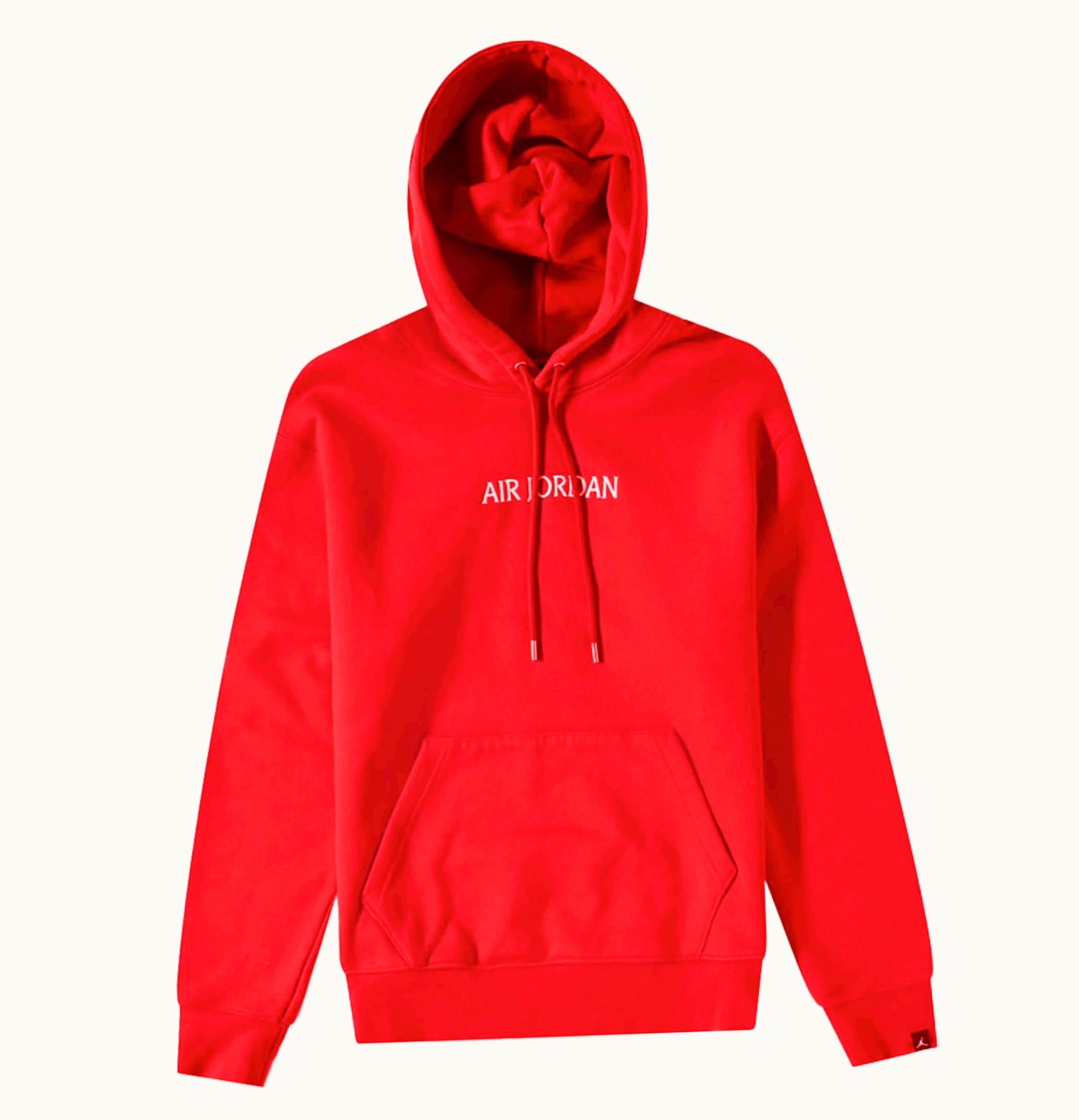 Nike Nike Air Jordan Woodwork Fleece Hoodie Red Sail