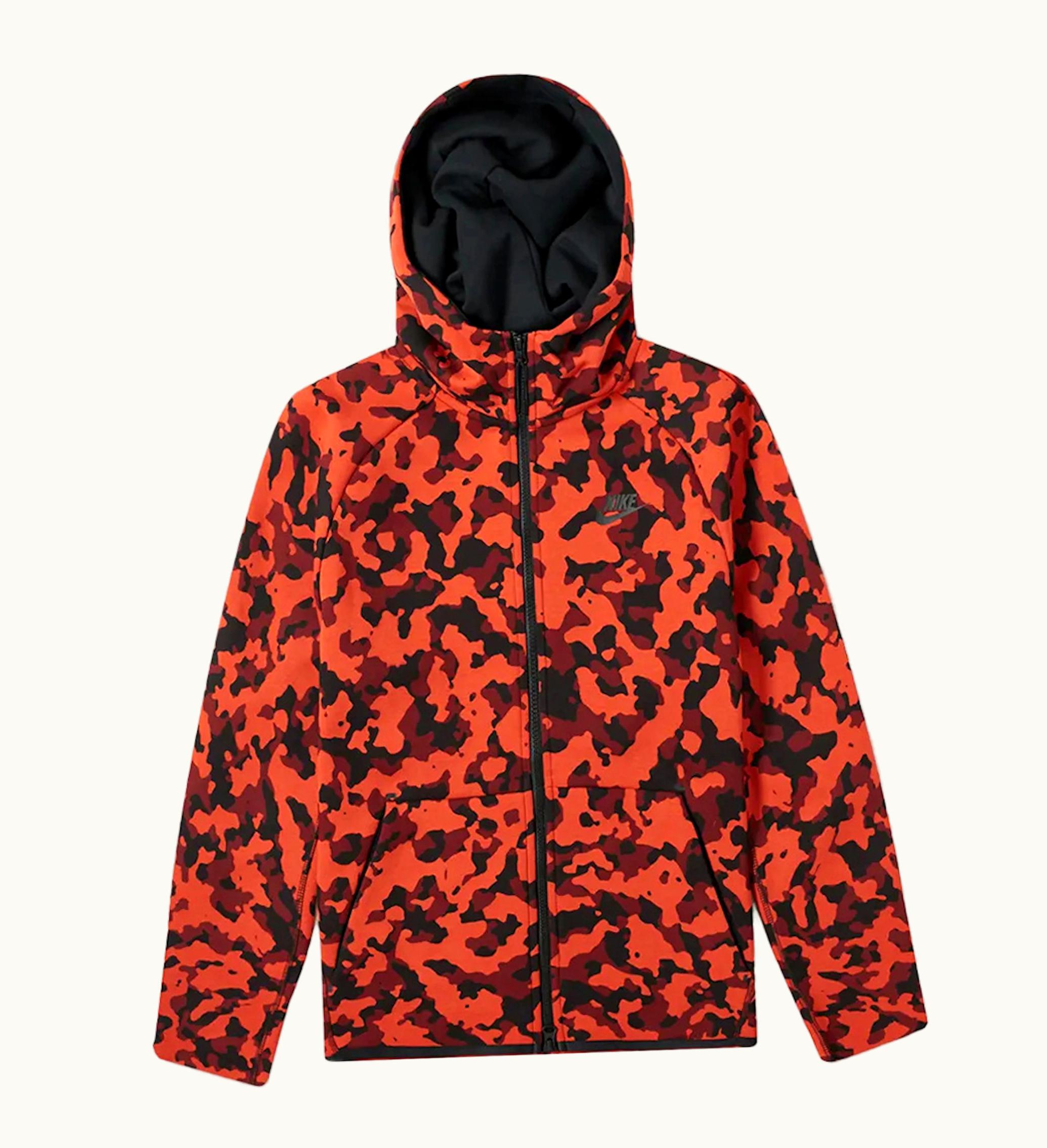 Nike Nike Sportswear Tech Fleece Hooded Hoodie Tangerine Twilight Camo