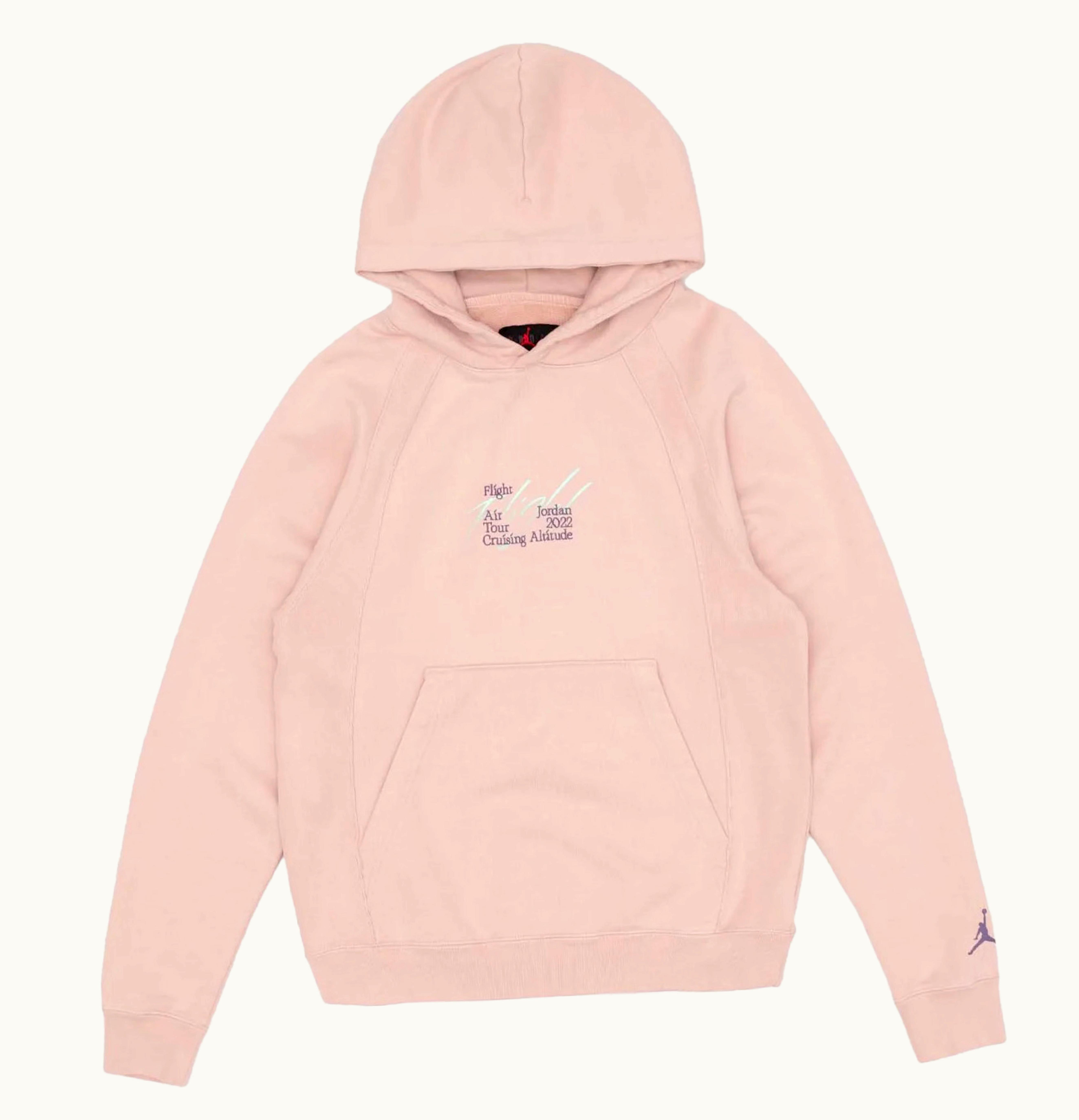 Nike Jordan Flight Heritage Hoodie Oxford Pink