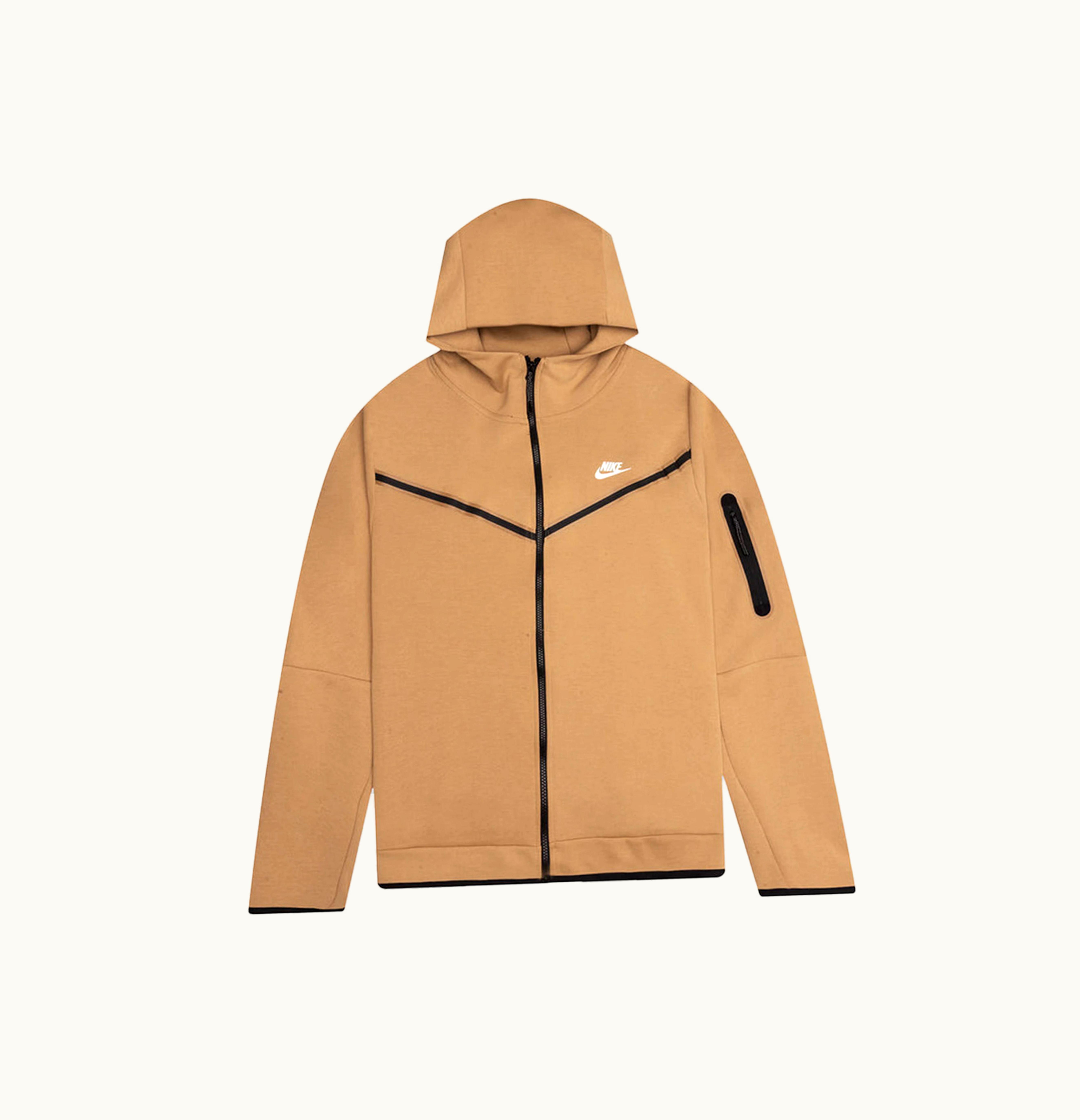 Nike Sportswear Tech Fleece Full Zip Hoodie Elemental Gold Sail