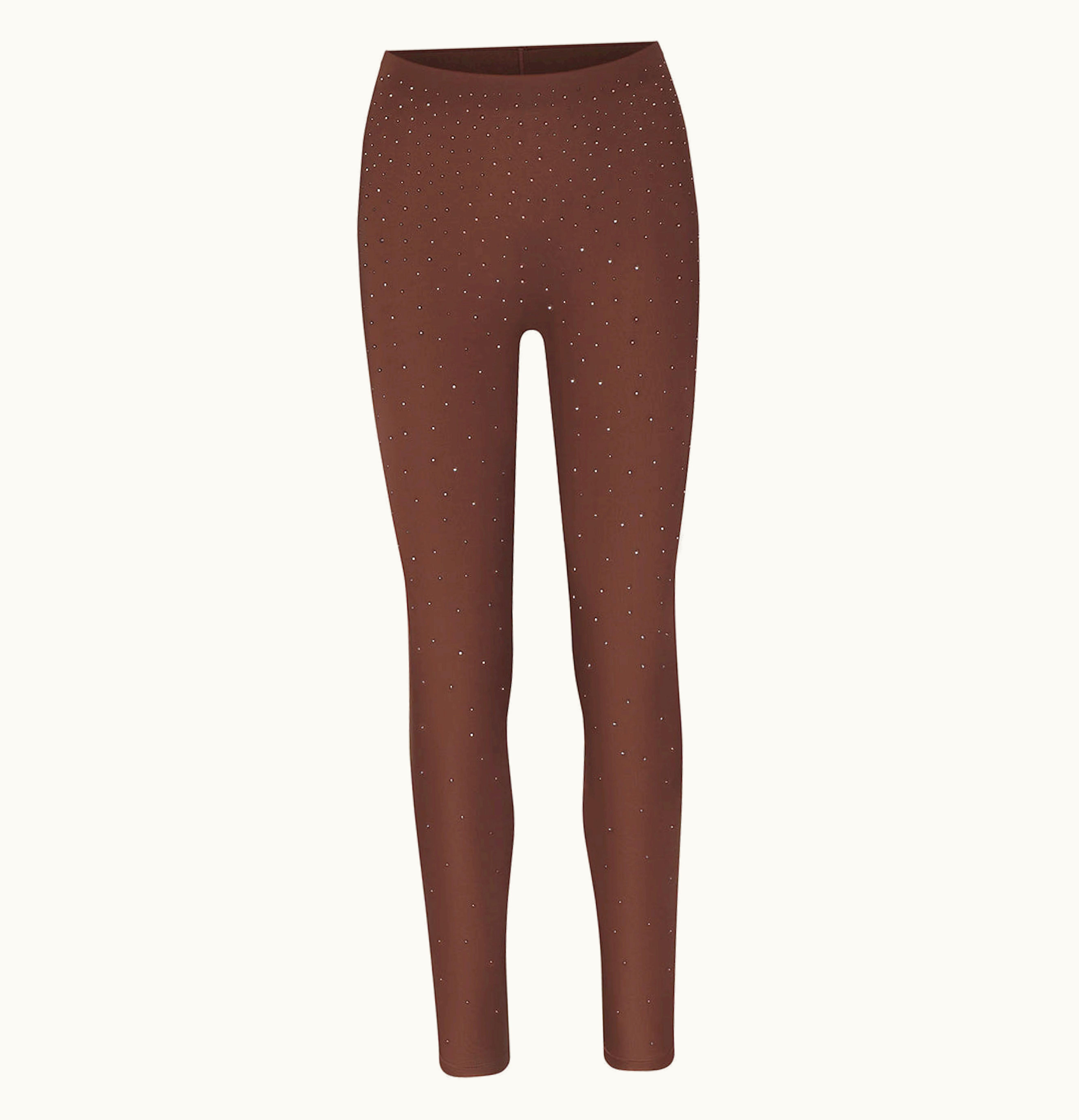 SKIMS SKIMSX Swarovski Jelly Sheer High Waisted Legging Cocoa