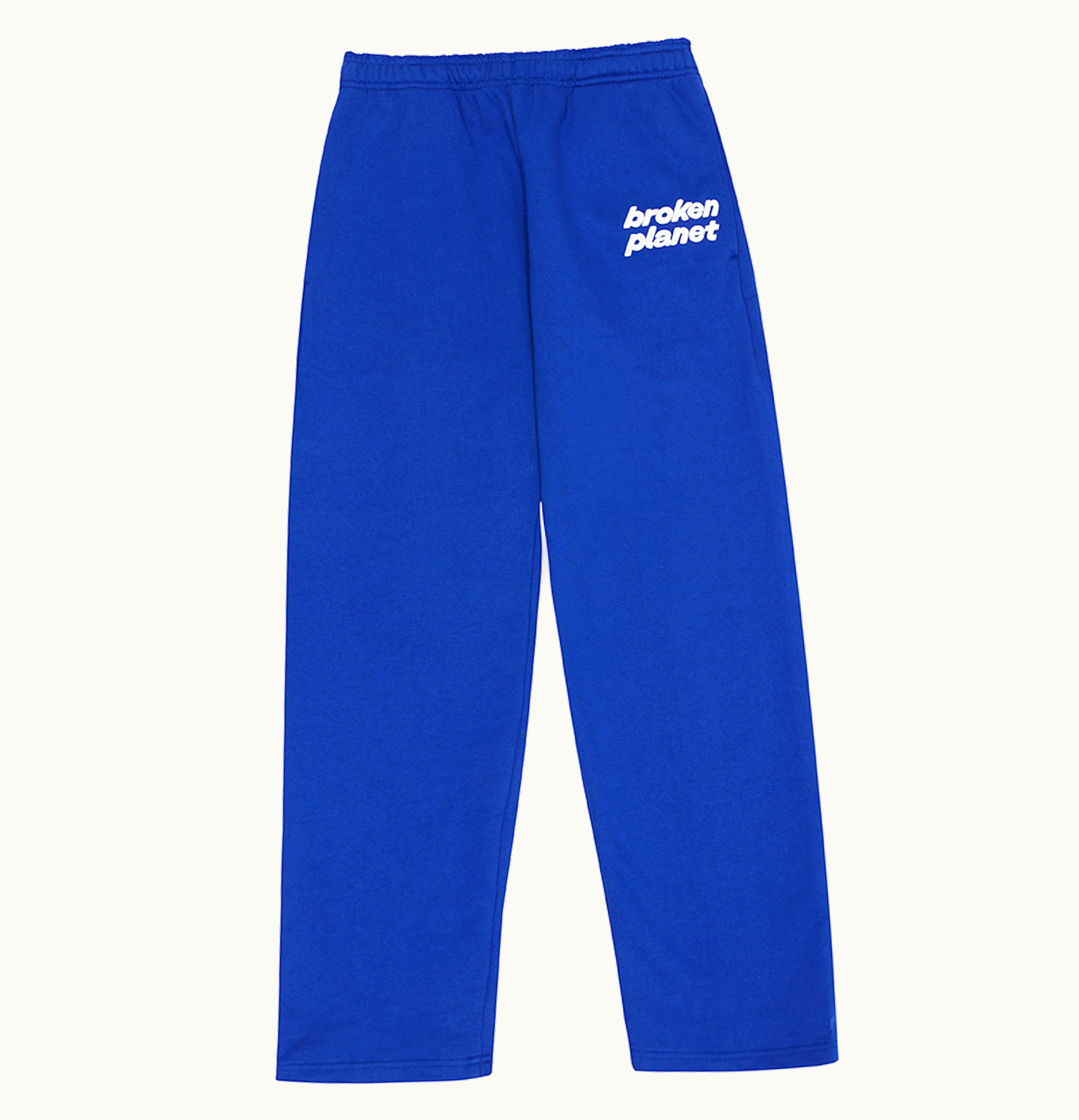 Broken Planet Market Straight Leg Sweatpants Deep Blue
