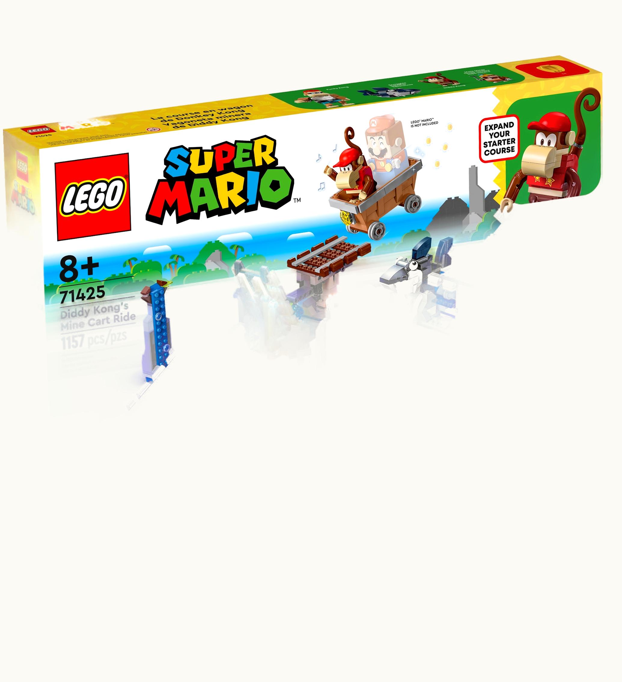 LEGO Lego Super Mario Diddy Kongs Mine Cart Ride Donkey Kong Expansion Set 71425
