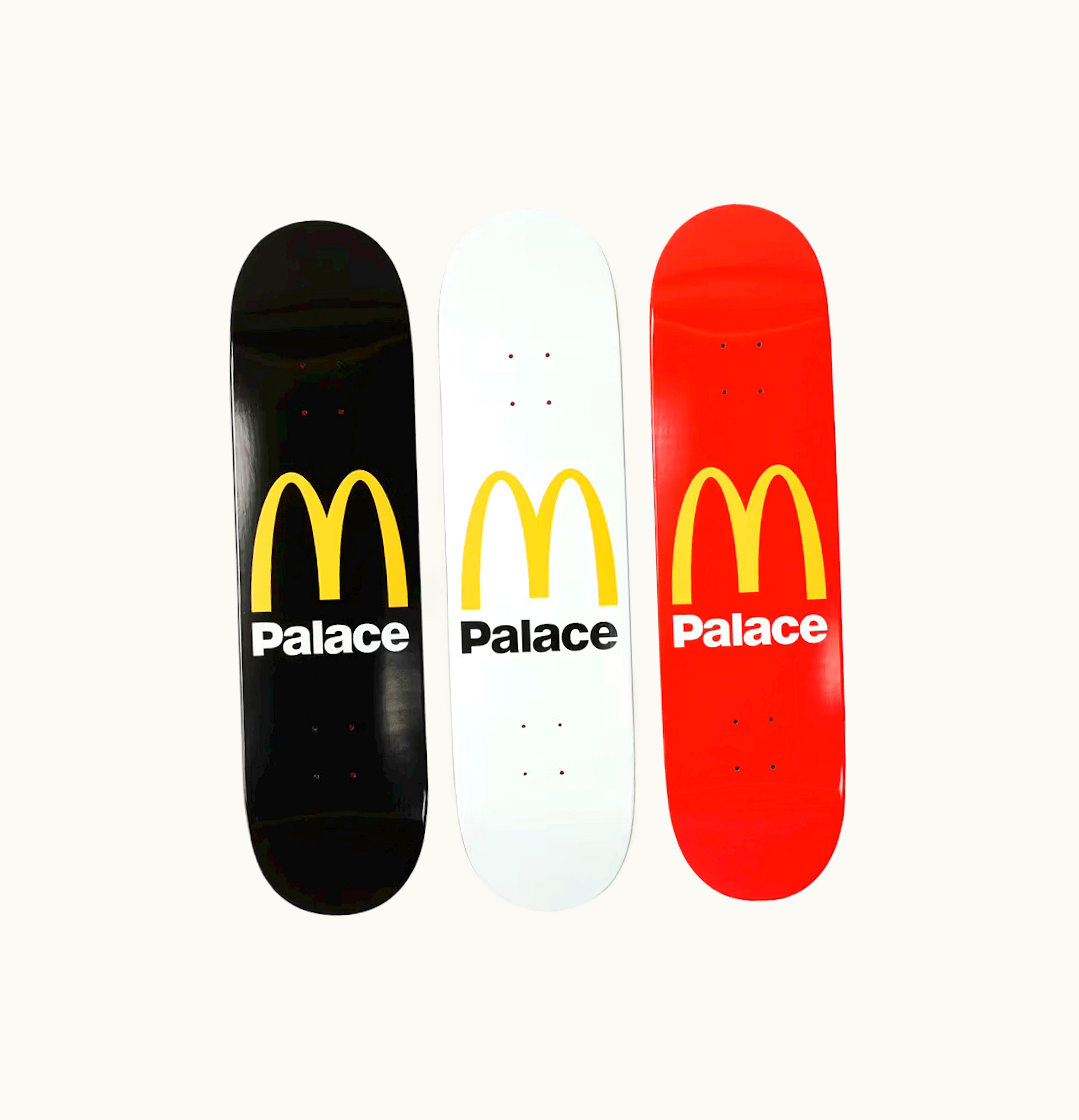 Palace Palace X McDonalds Logo Skateboard Deck Set Multicolor
