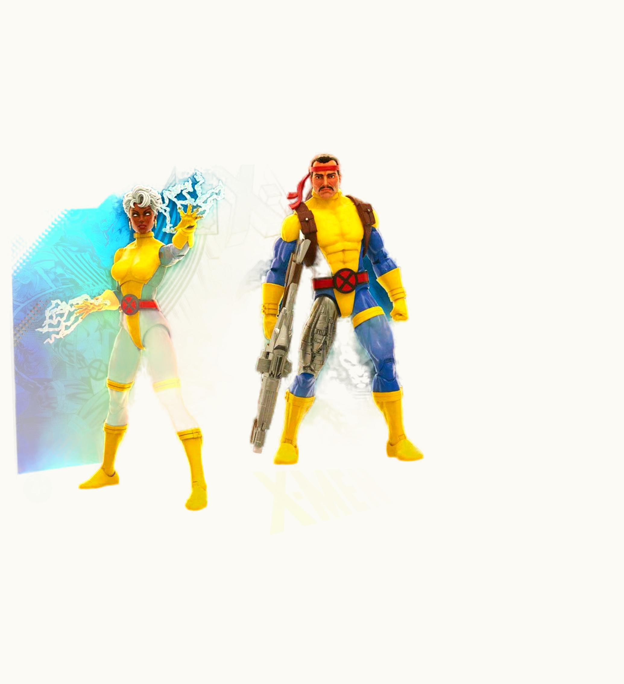 Hasbro Hasbro Marvel Legends Series X Men 60th Anniversary Storm Marvels Forge And Jubilee Action Figure Set