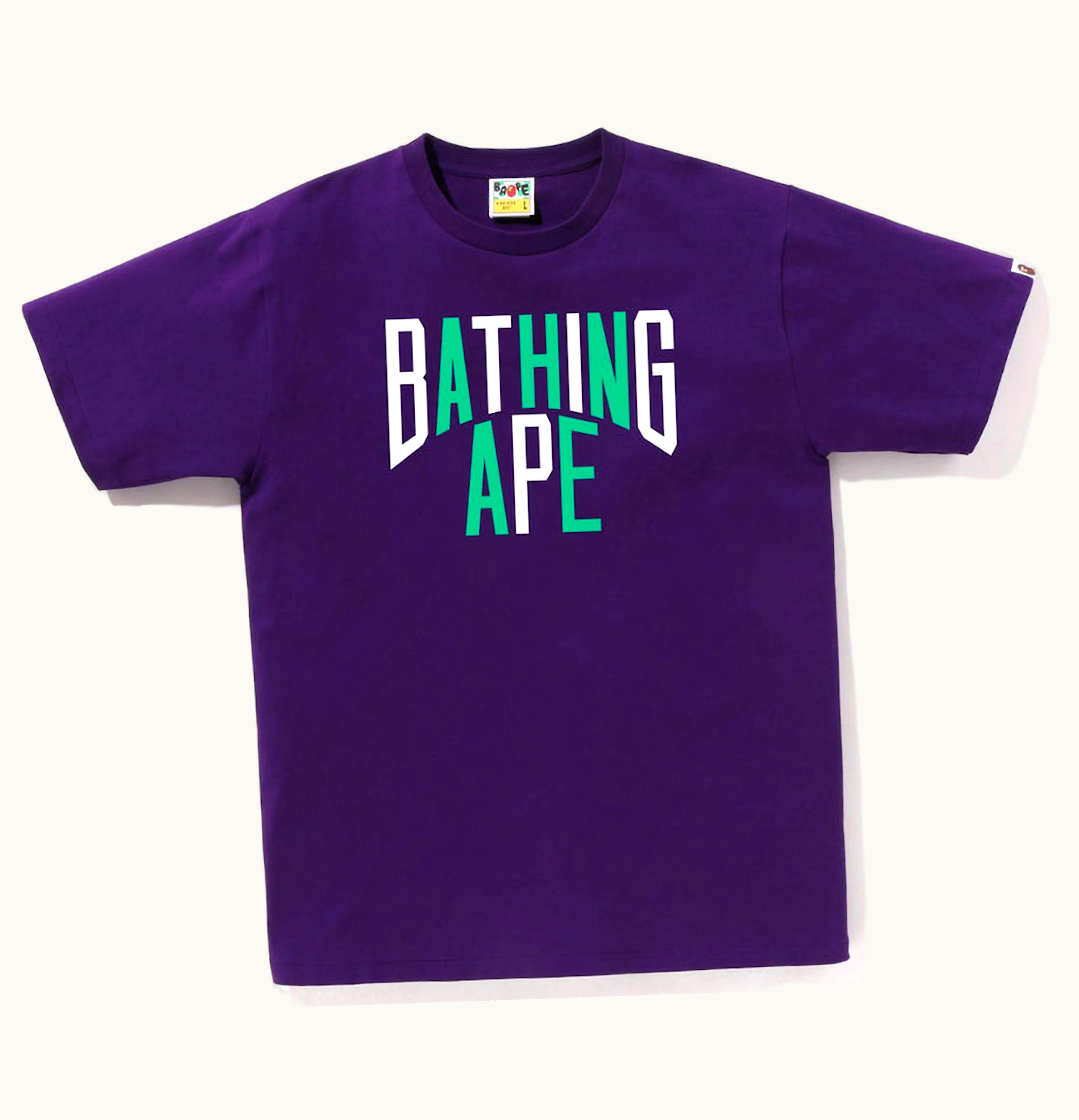 BAPE BAPE Colors Nyc Logo Tee SS23 Purple