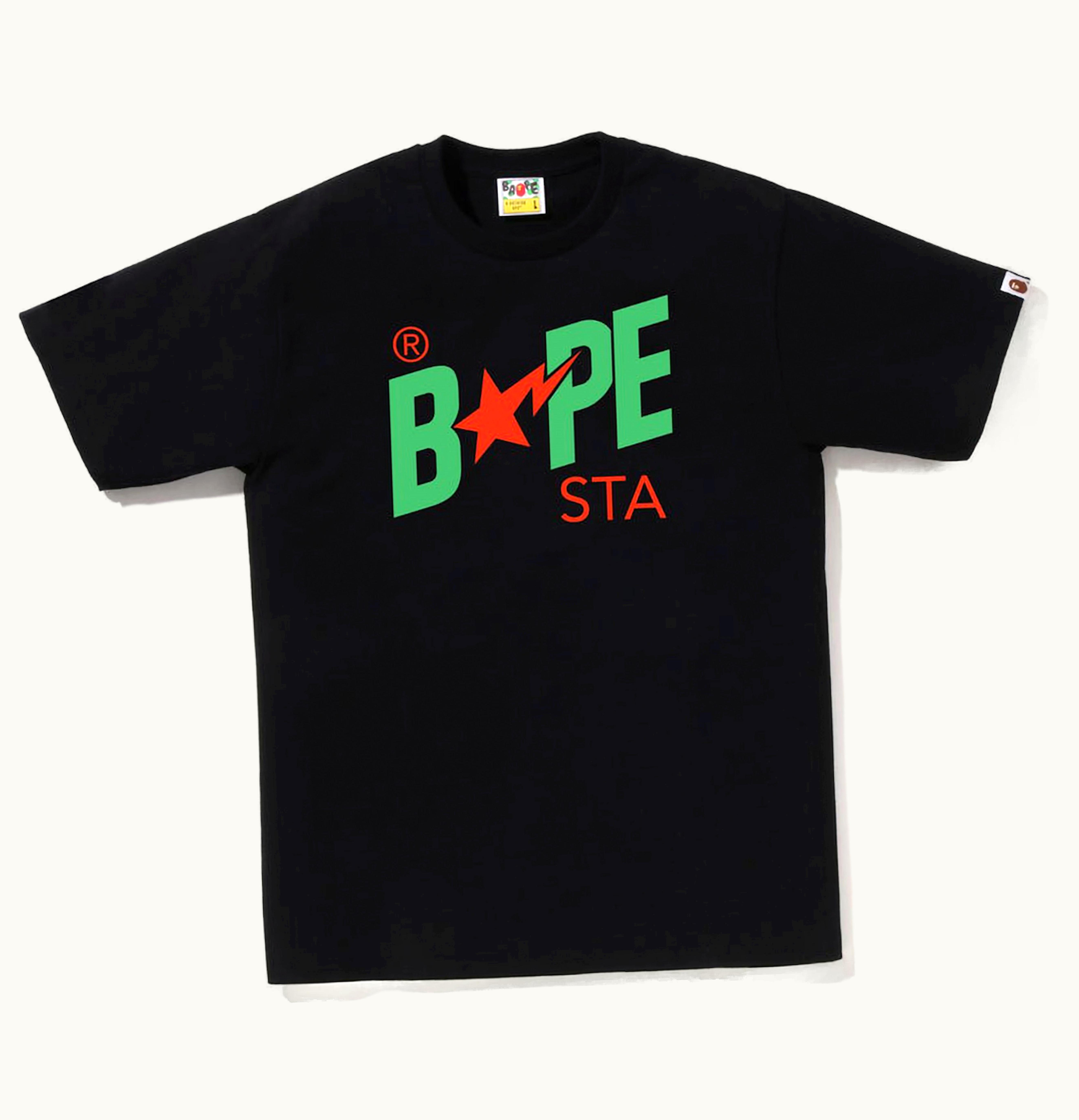 BAPE BAPE Colors Bape Sta Logo Tee SS23 Black