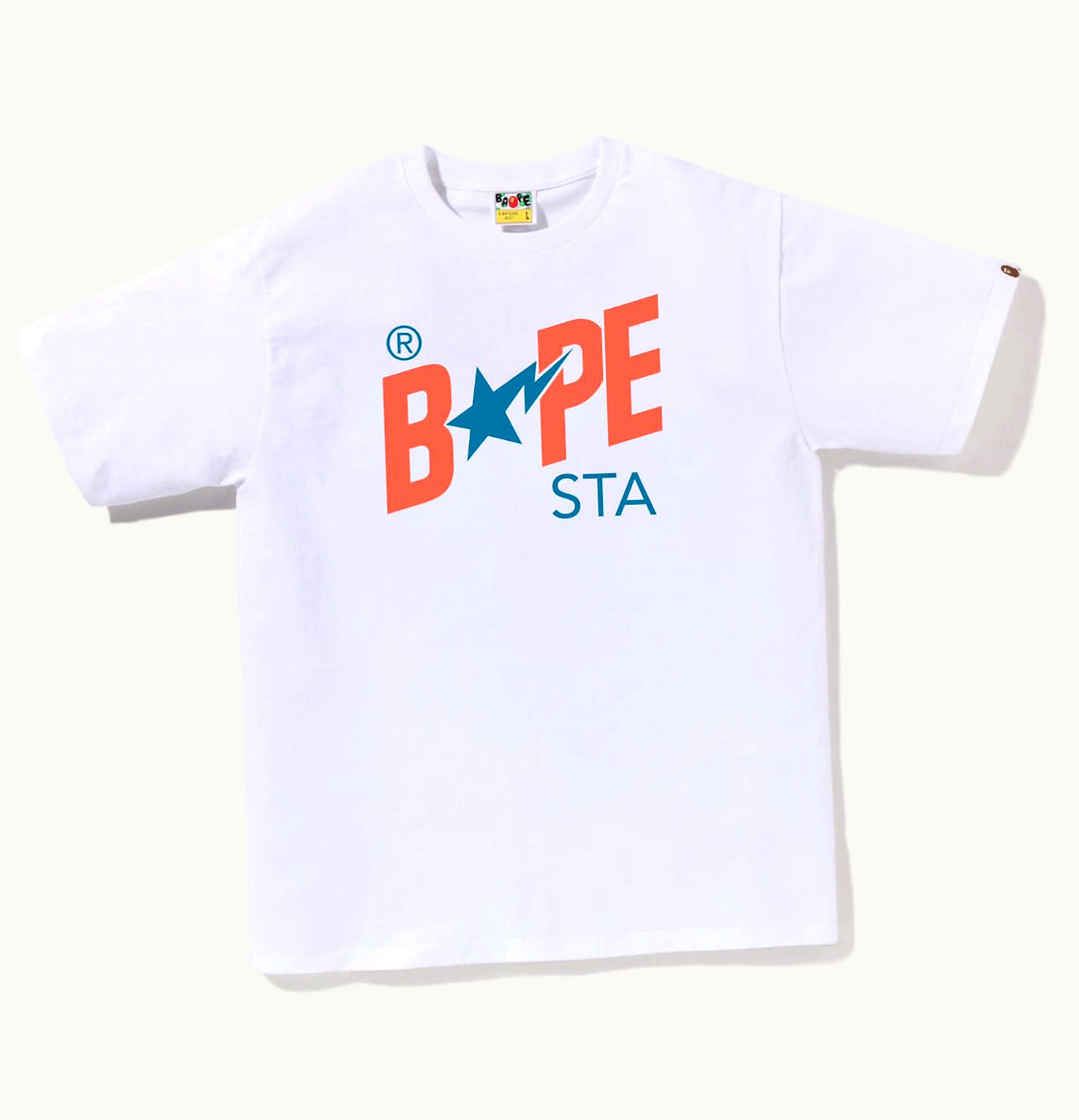 BAPE BAPE Colors Bape Sta Logo Tee SS23 White
