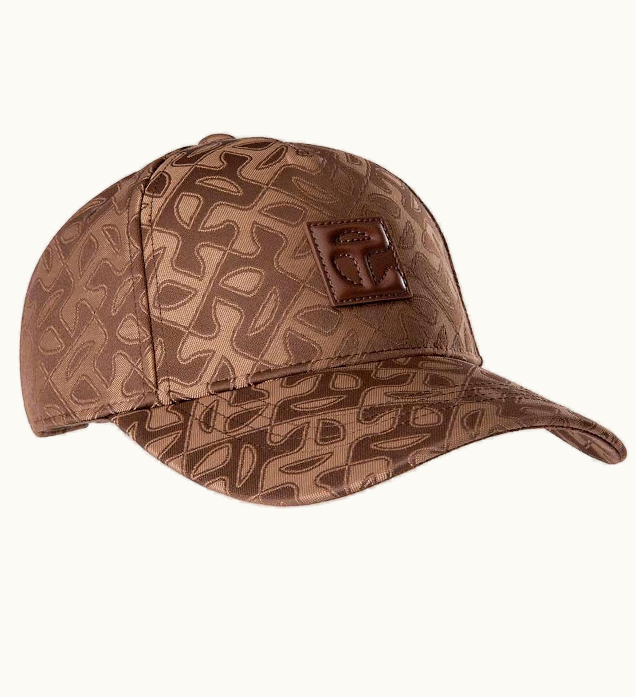 Telfar Telfar Jacquard Logo Hat Tan Monogram
