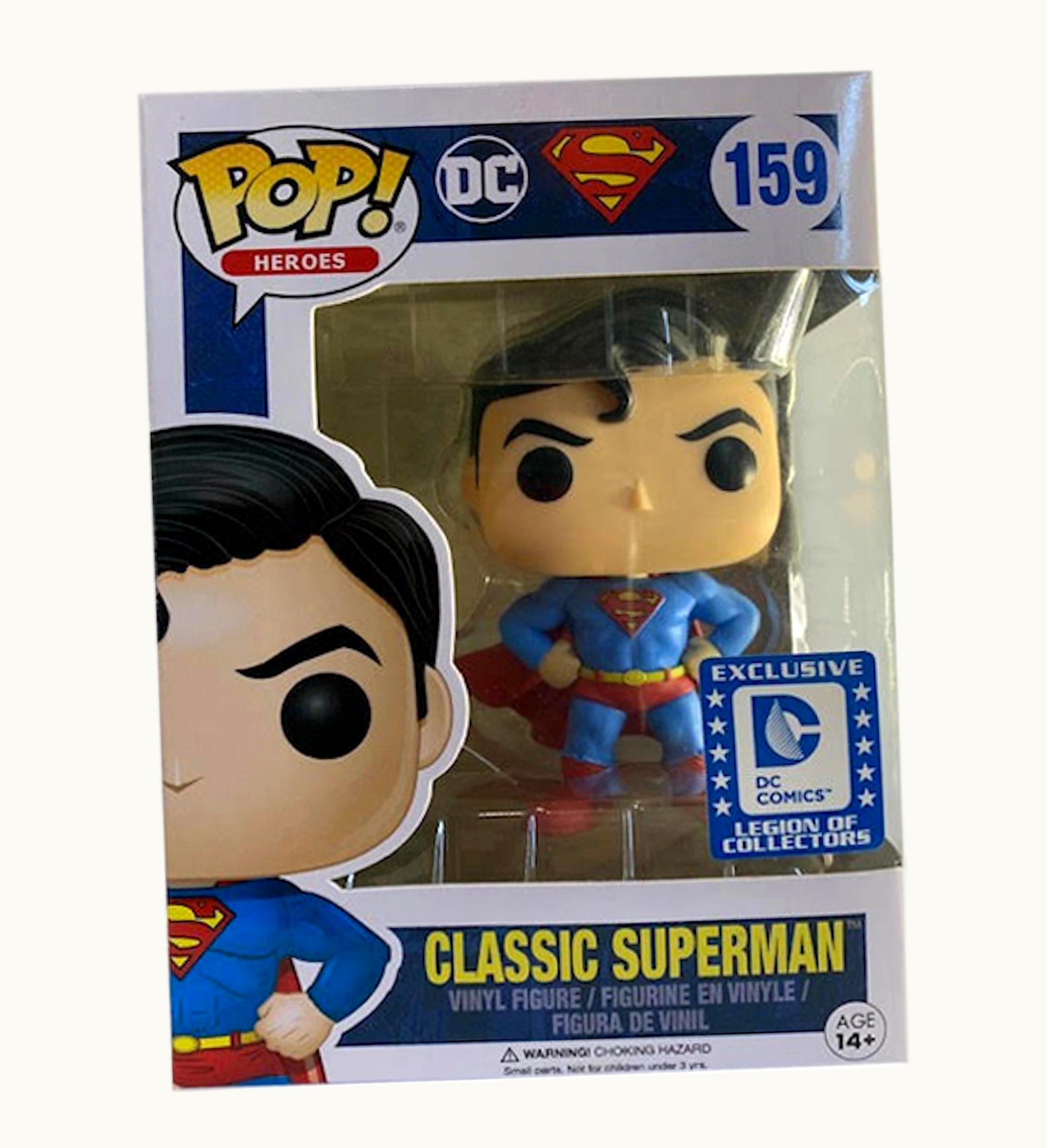 Funko Funko Pop Heroes DC Superman Classic Superman Legion Of Collectors Exclusive Figure 159
