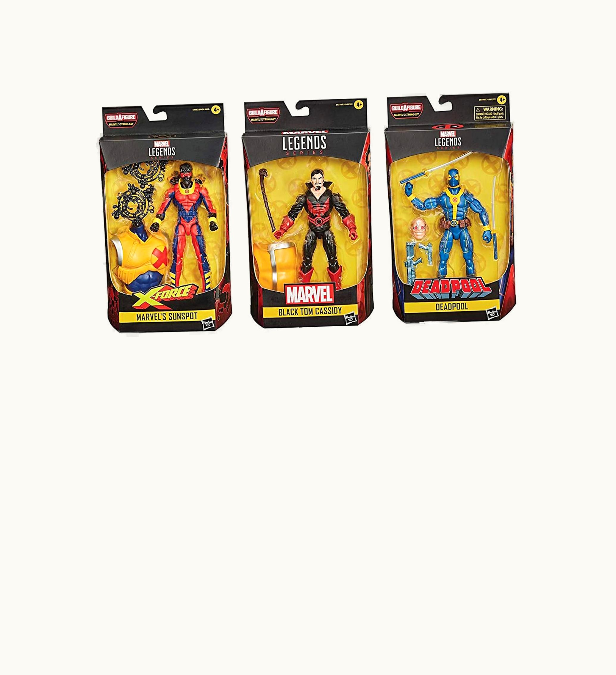 Hasbro Hasbro Marvel Legends Deadpool Wave 3 Set Of 7 Strong Guy Baf Action Figure