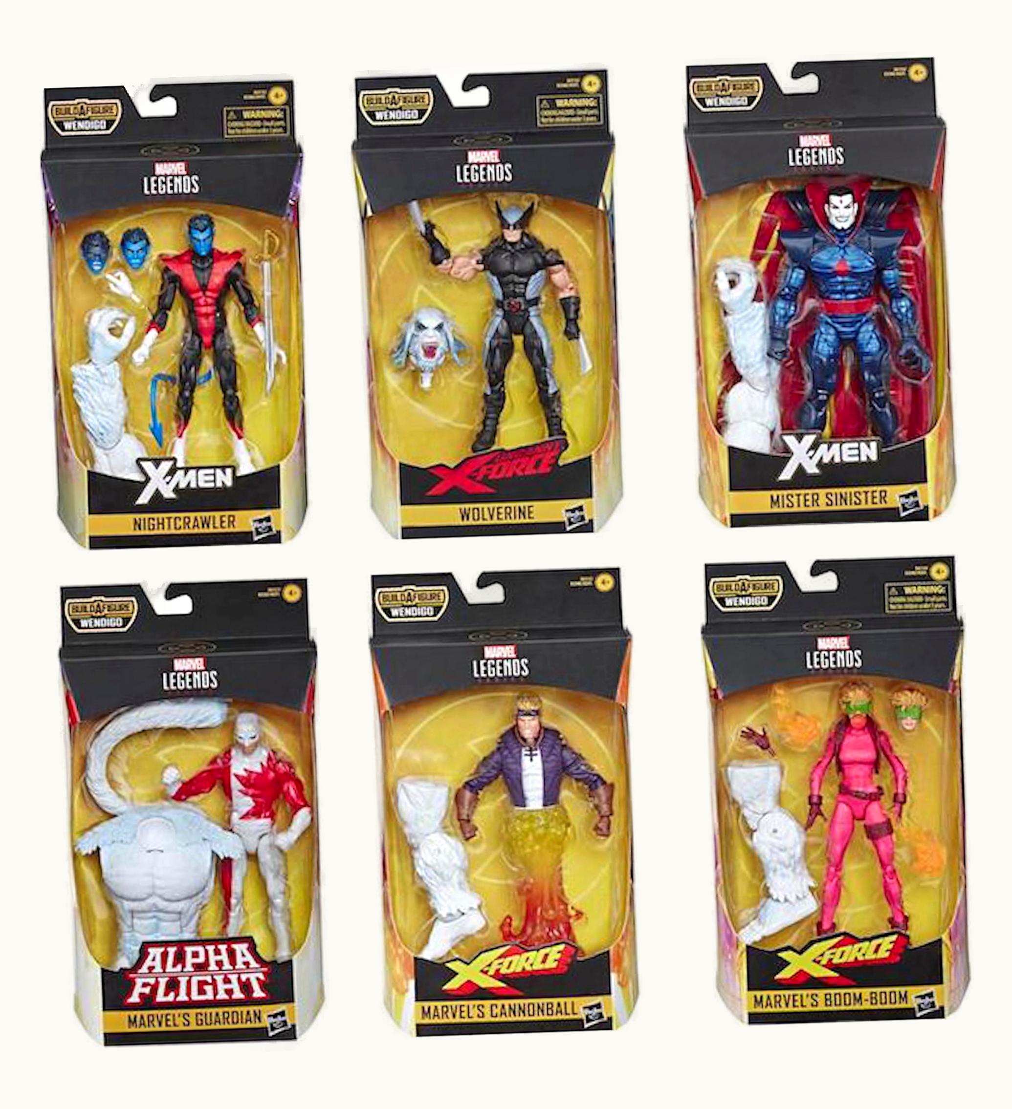 Hasbro Hasbro Marvel Legends X Men X Force Set Wendigo Baf Action Figure