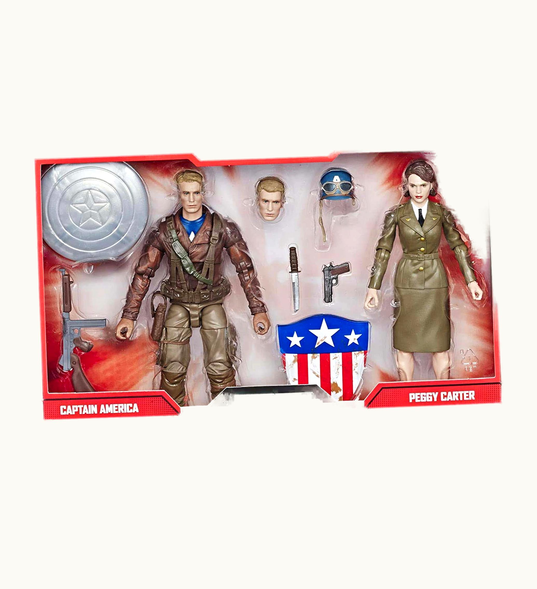 Hasbro Hasbro Marvel Legends Series Captian America The First Avenger Amazon Exclusive Action Figure 2 Pack