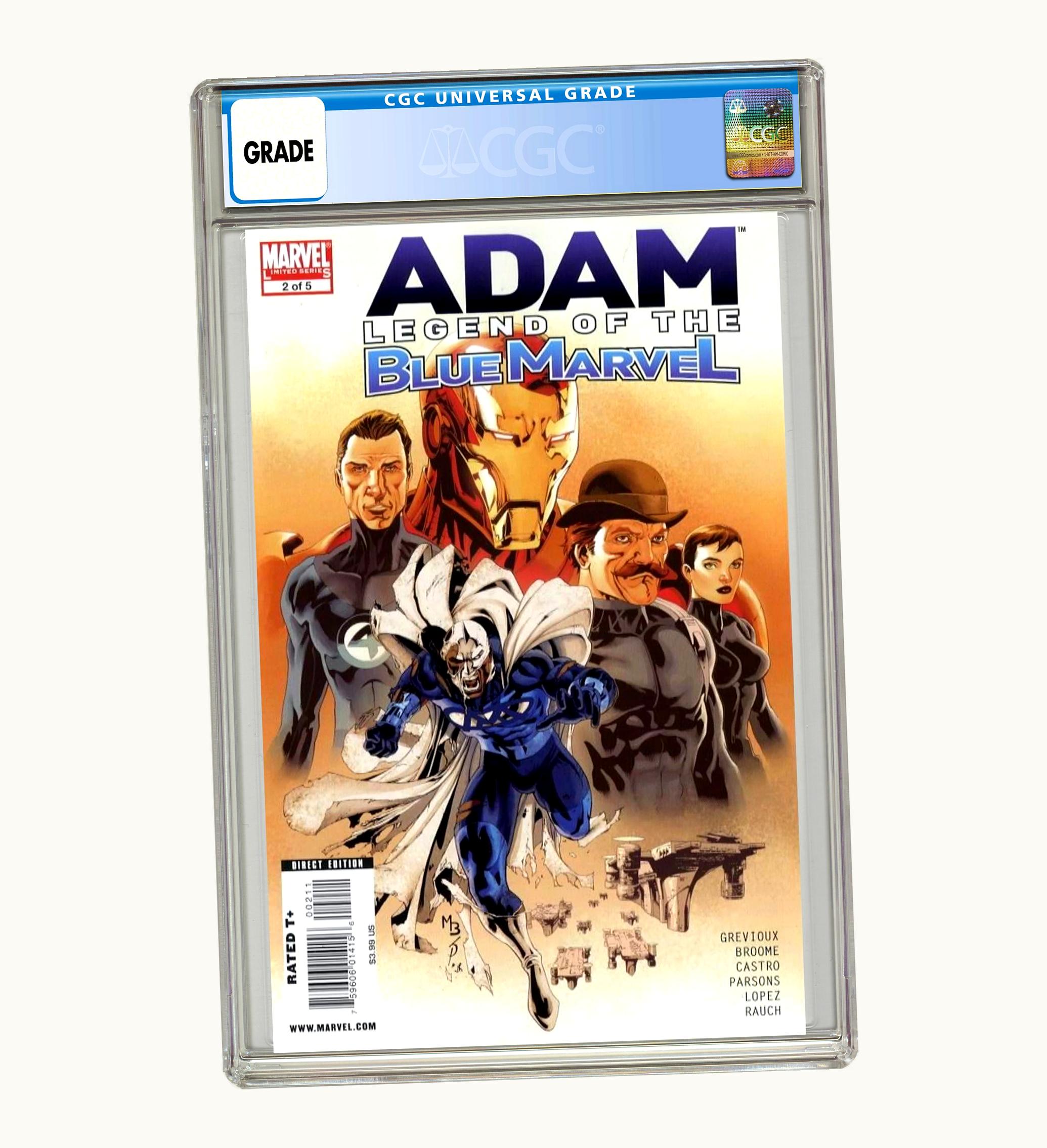 Marvel Marvel Adam Legend Of The Blue Marvel 2008 2 Comic Book Cgc Graded
