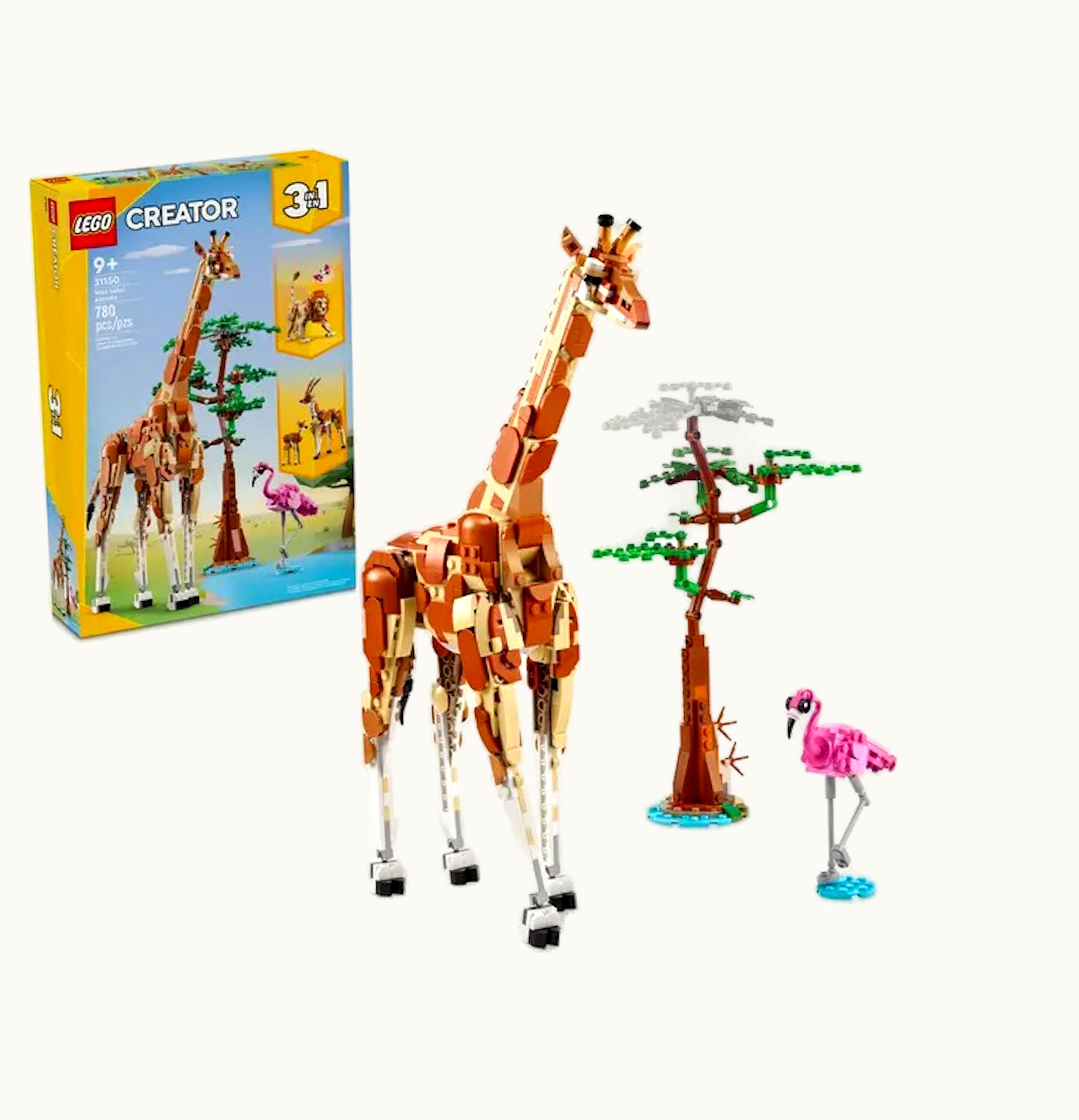 LEGO Lego Creator 3in1 Wild Safari Animals Set 31150