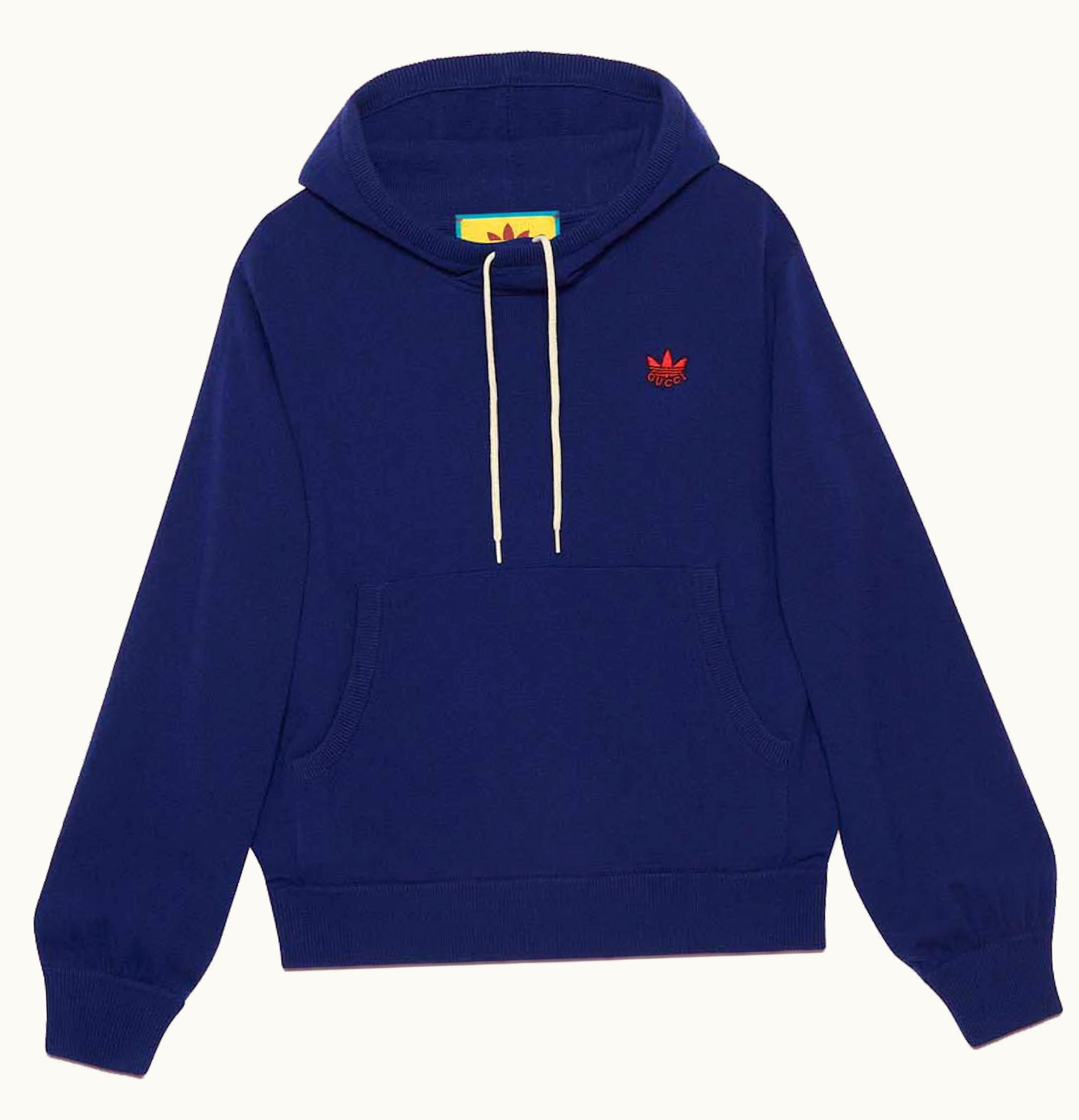 Gucci Gucci x adidas Wool Sweatshirt Dark Blue
