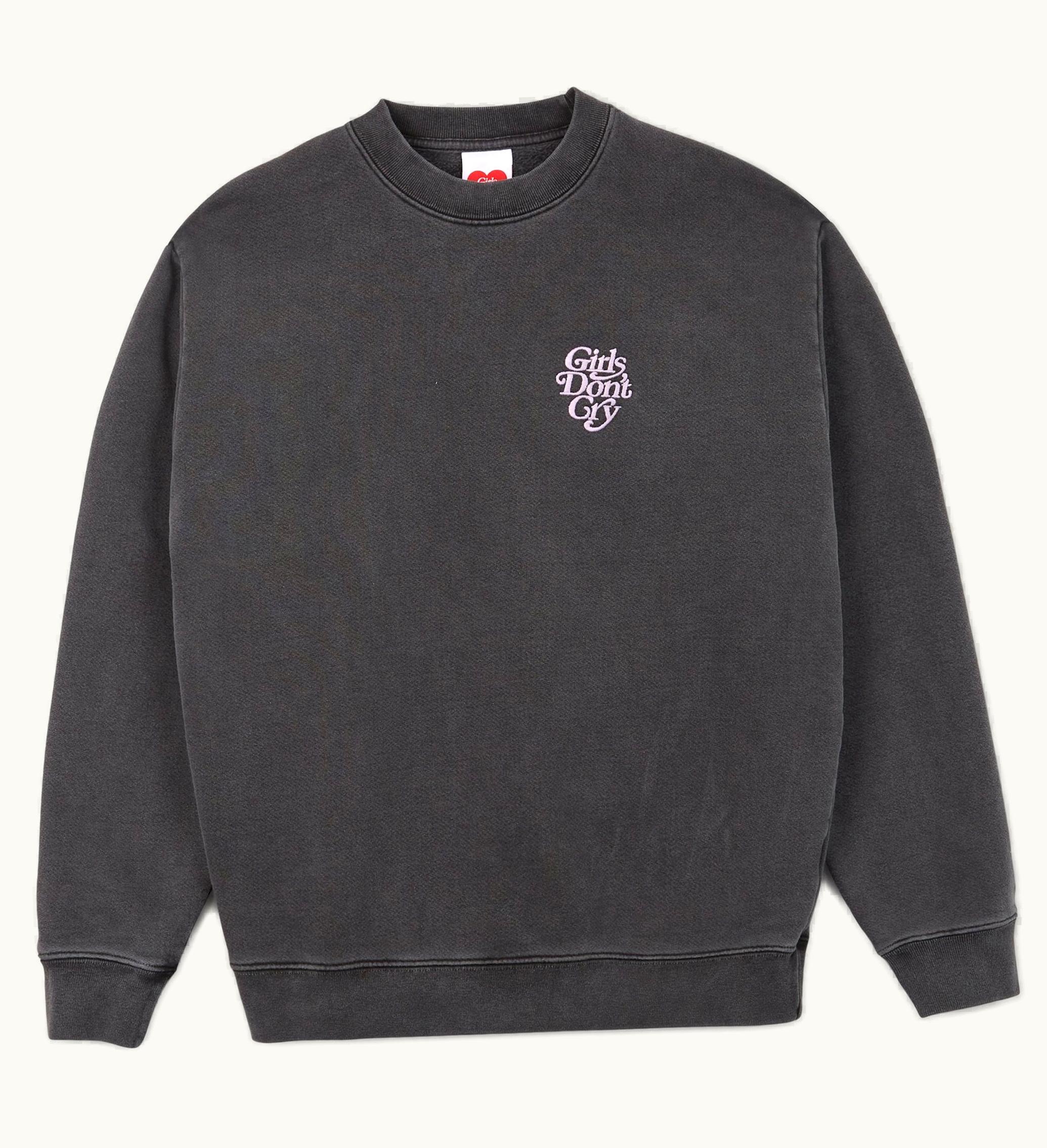 Girls Don't Cry Girls Dont Cry Washed Gdc Logo Crewneck Black Lavender
