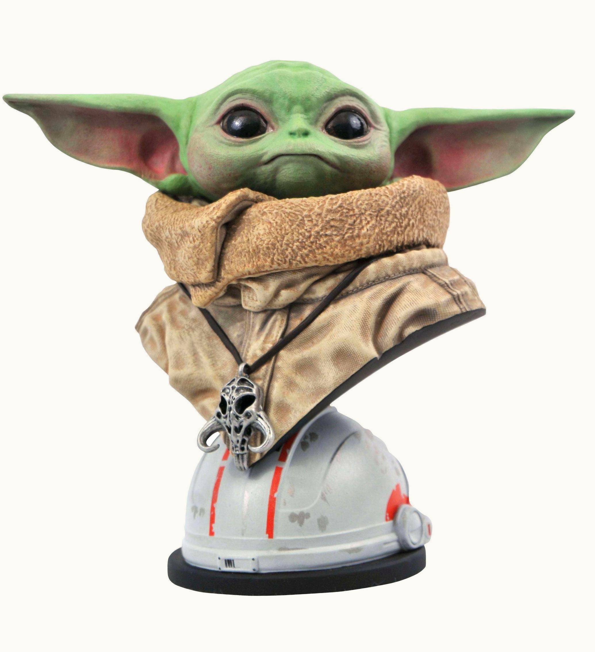Diamond Select Toys Diamond Select Toys Star Wars Legends In 3D The Child Baby Yoda Grogu Half Scale Bust