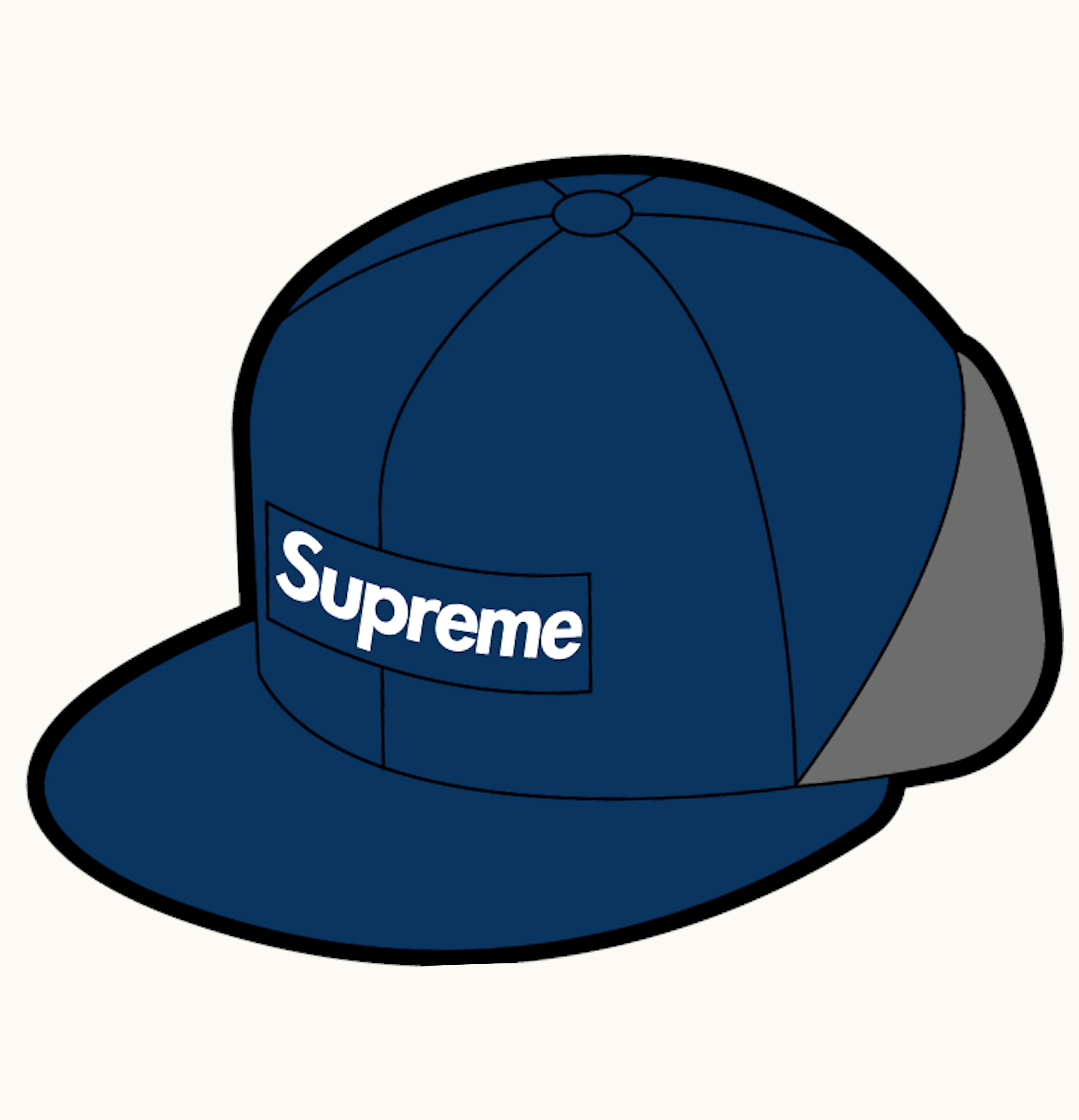 Supreme Supreme Windstopper Earflap Box Logo New Era Washed Navy