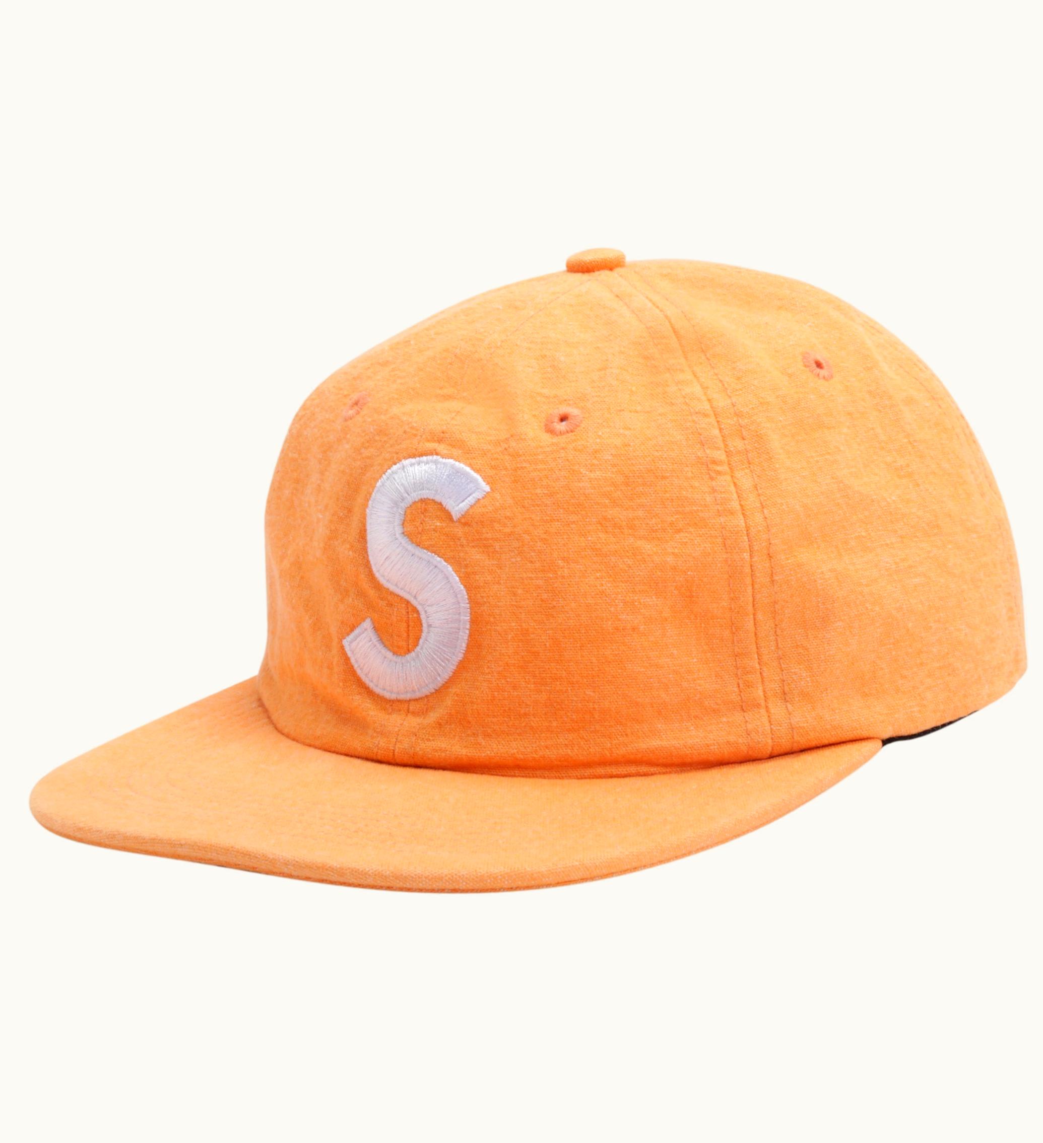 Supreme Supreme Washed Chambray S Logo 6 Panel Orange