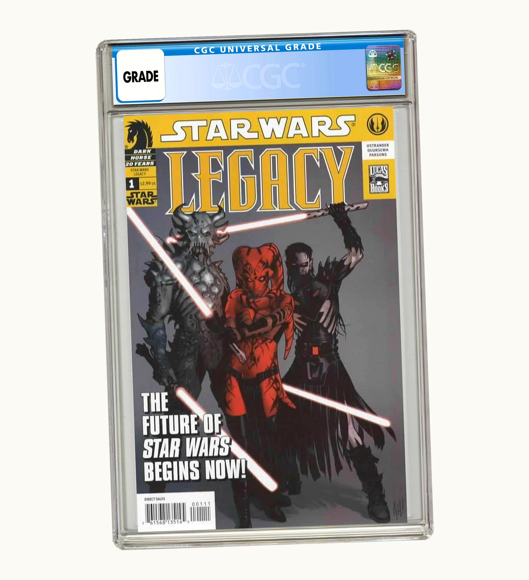 Dark Horse Dark Horse Star Wars Legacy 2006 1a Comic Book Cgc Graded