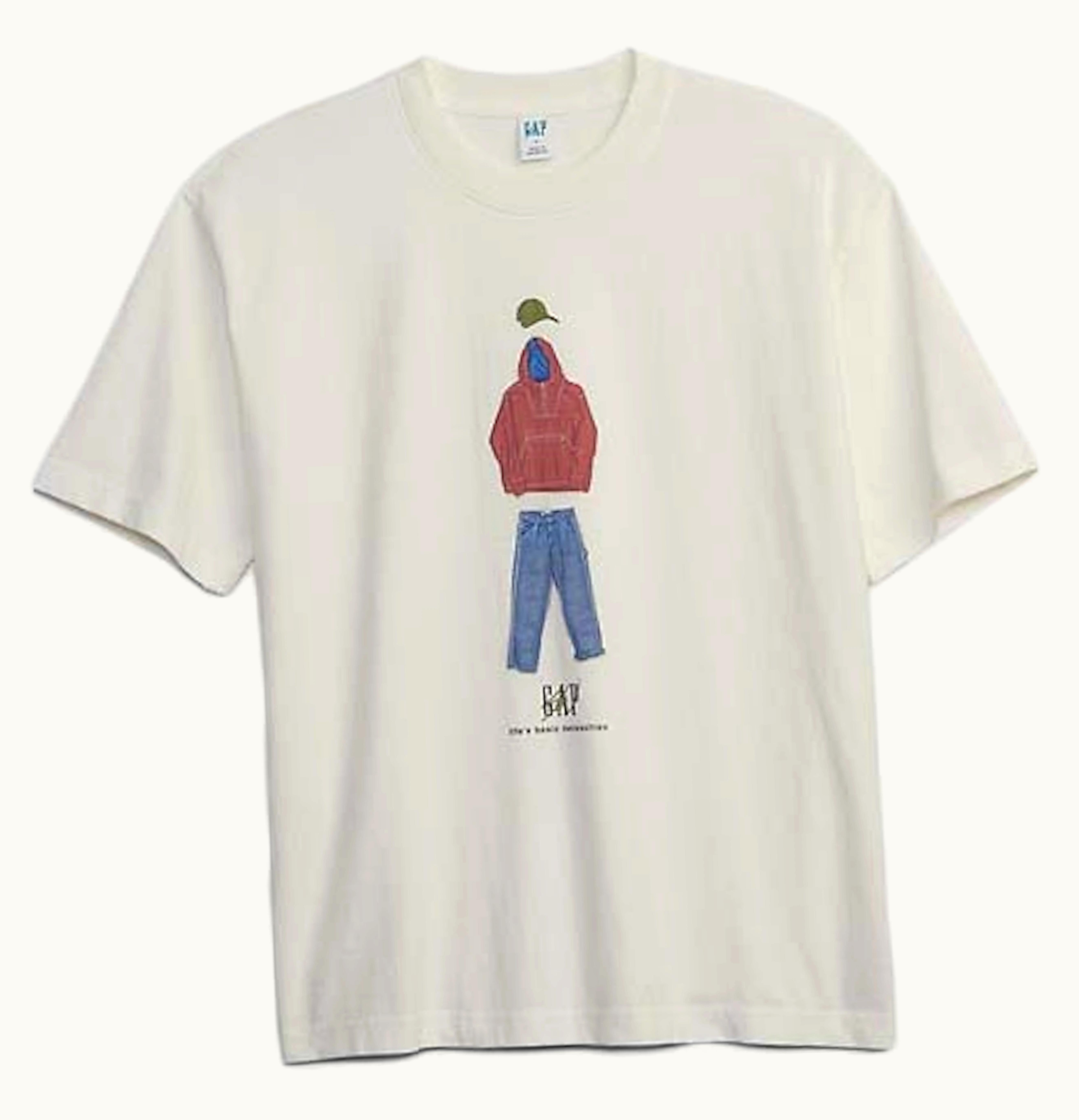 Gap Re Issue X Sean Wotherspoon Graphic Logo T Shirt New Off White