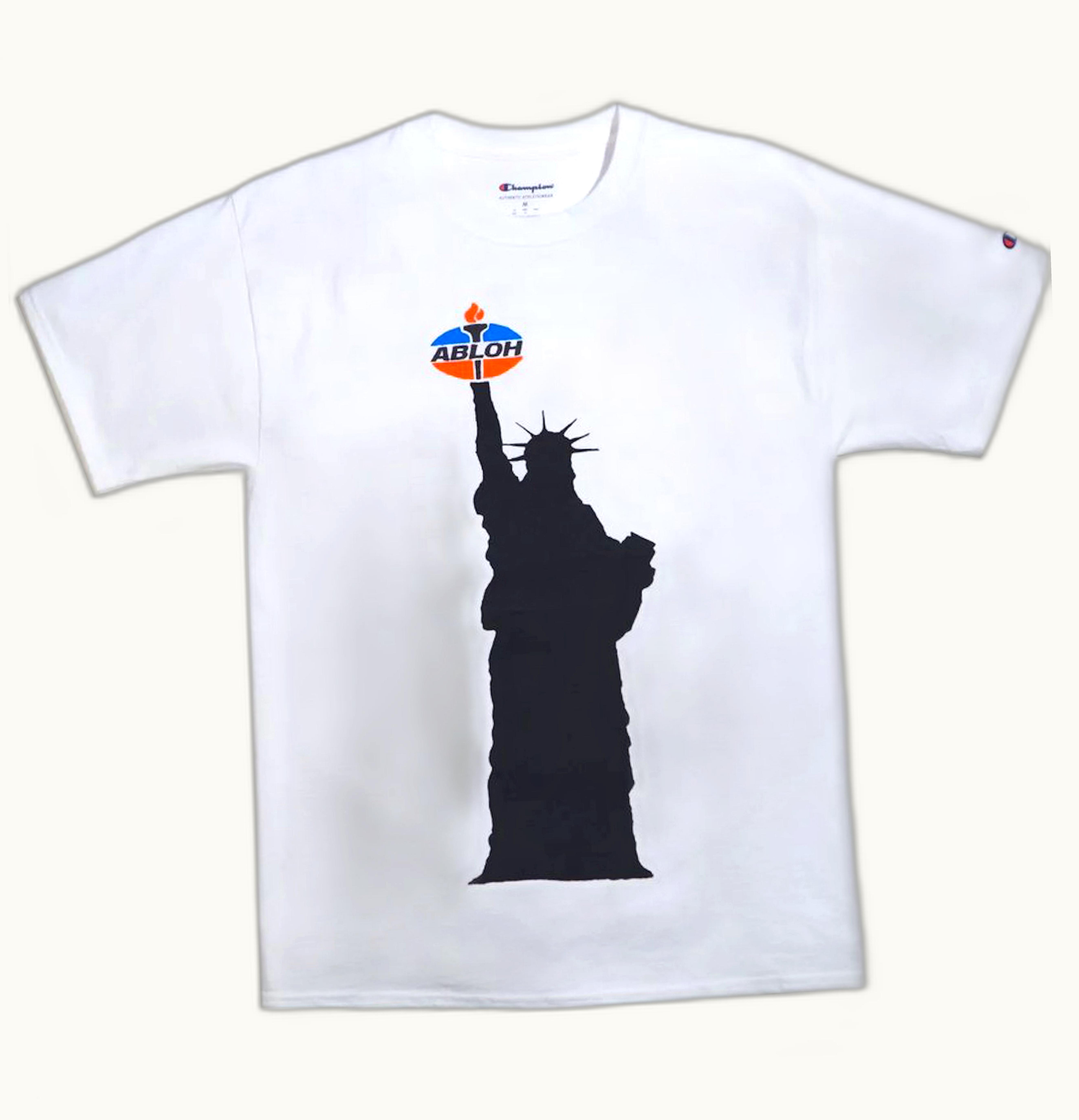 Virgil Abloh Jim Joe For Virgil Abloh Statue Tee Numbered Edition Of 100 White