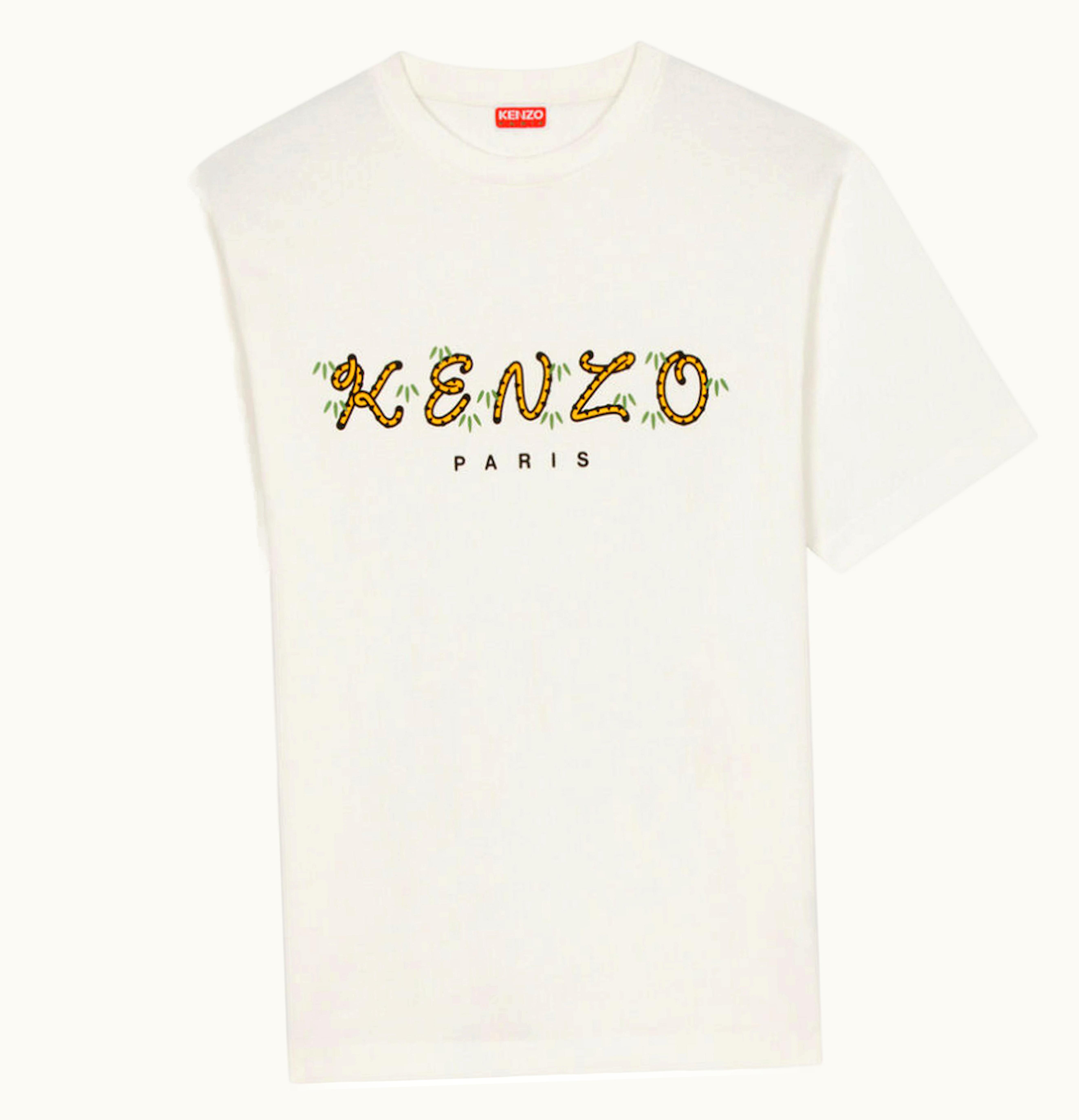 Kenzo X Nigo Tiger Tail Relaxed T Shirt Off White