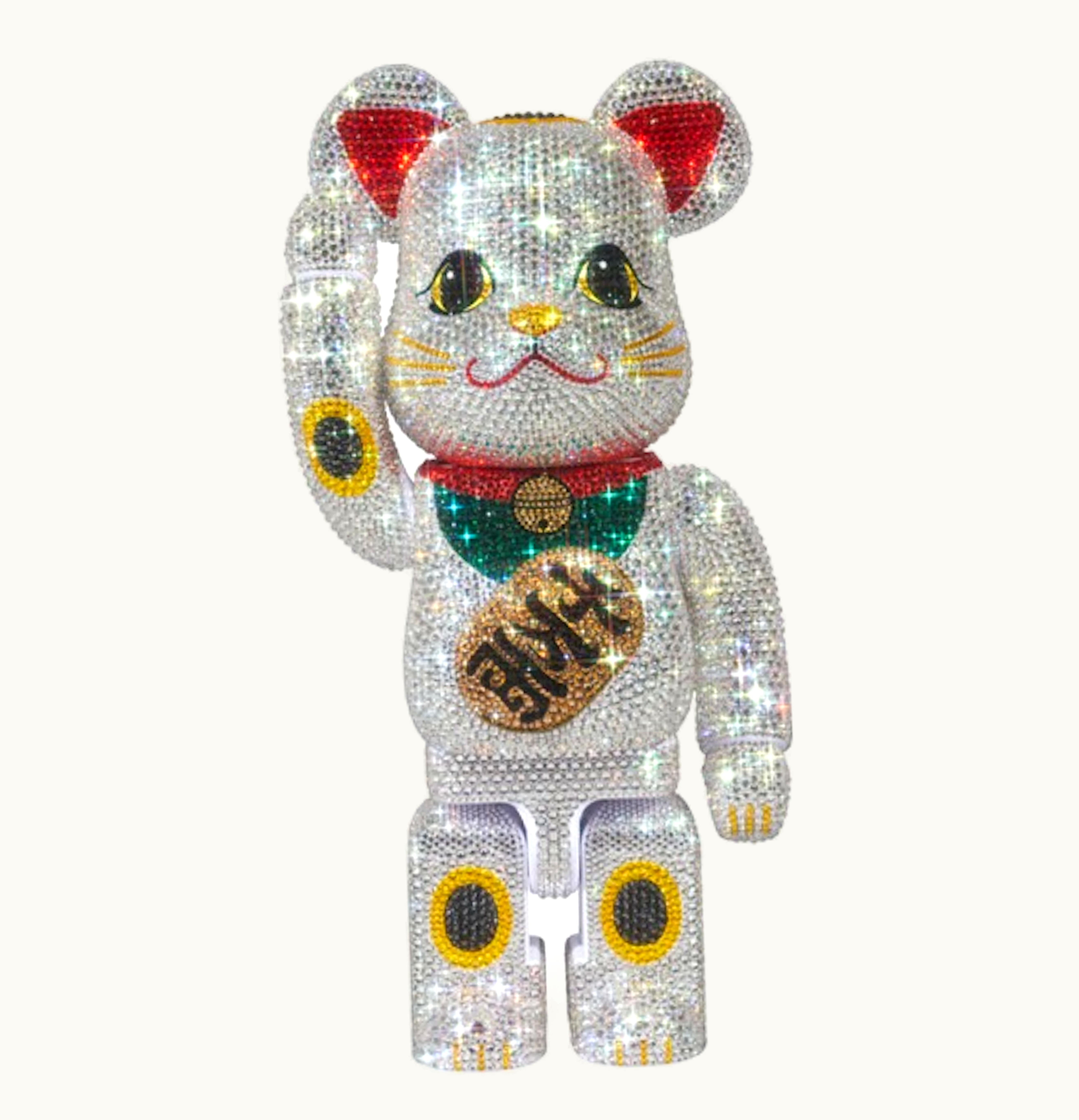 Bearbrick Bearbrick Lucky Cat Crystal 400