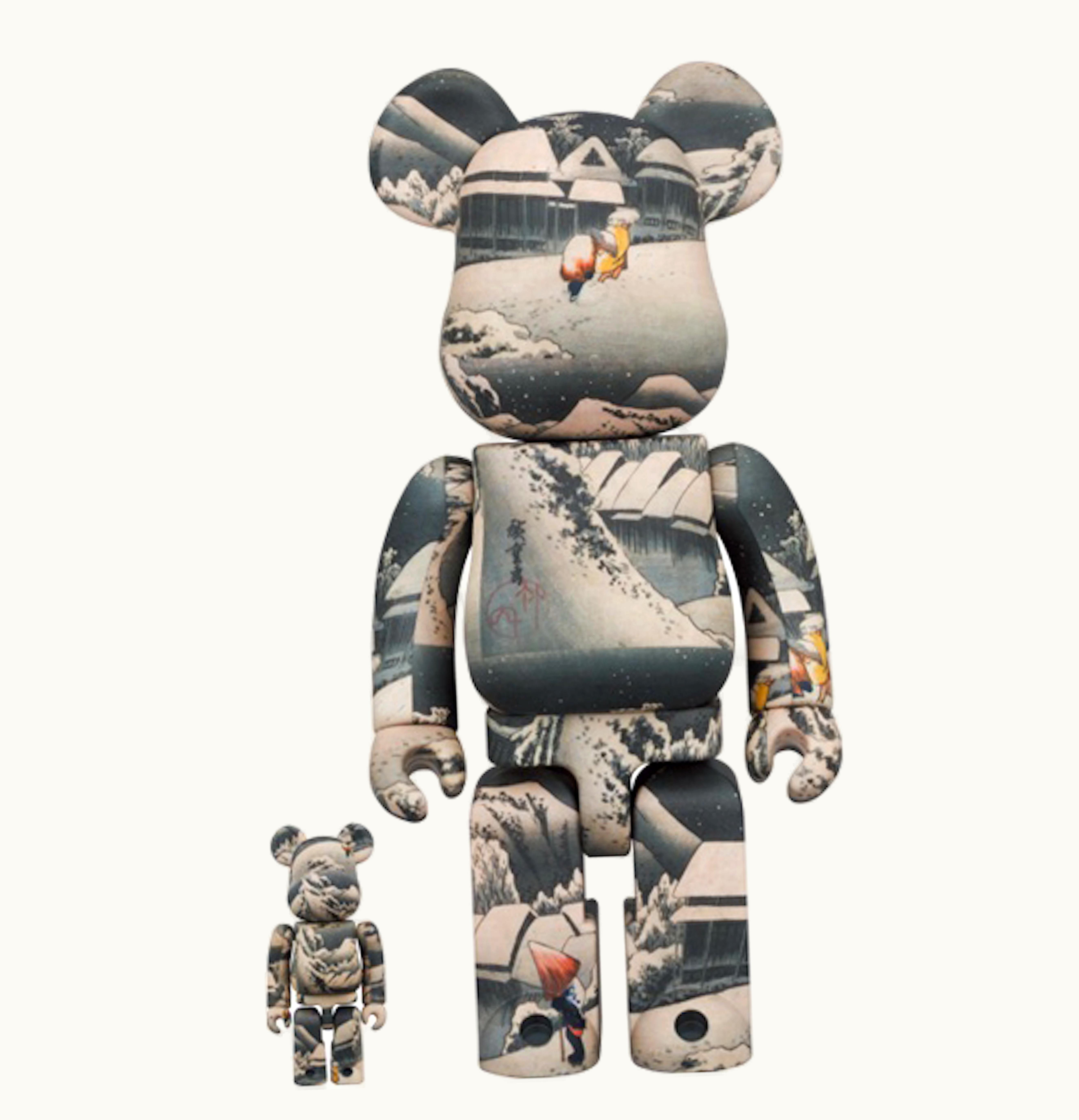 Bearbrick Bearbrick X Tokyo National Museum Hiroshige Utagawa Fifty Three Stations Of The Tokaido Kanbara 100 400 Set
