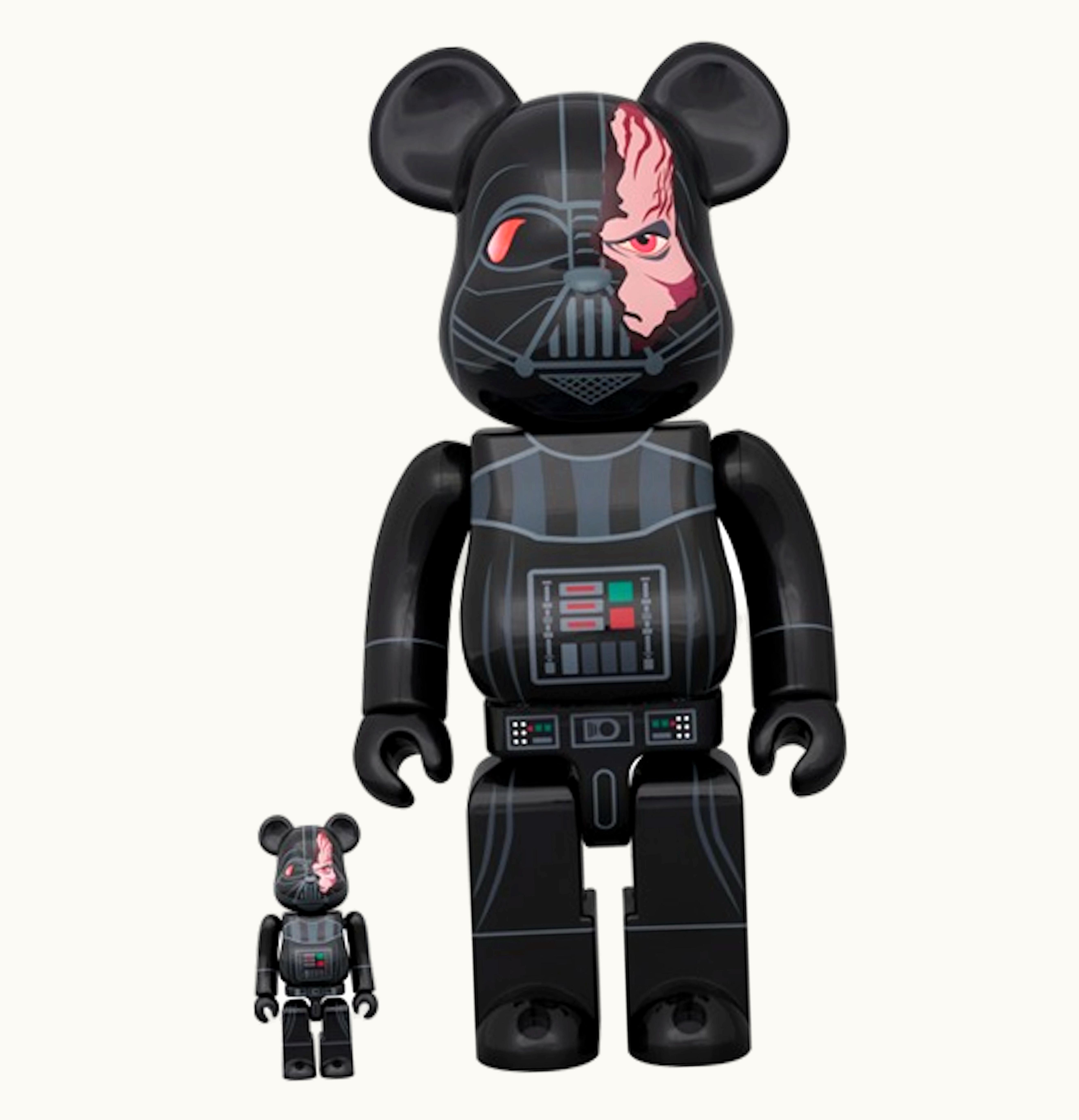 Bearbrick Bearbrick Darth Vader Damage Obi Wan Kenobi Version 100 400 Set