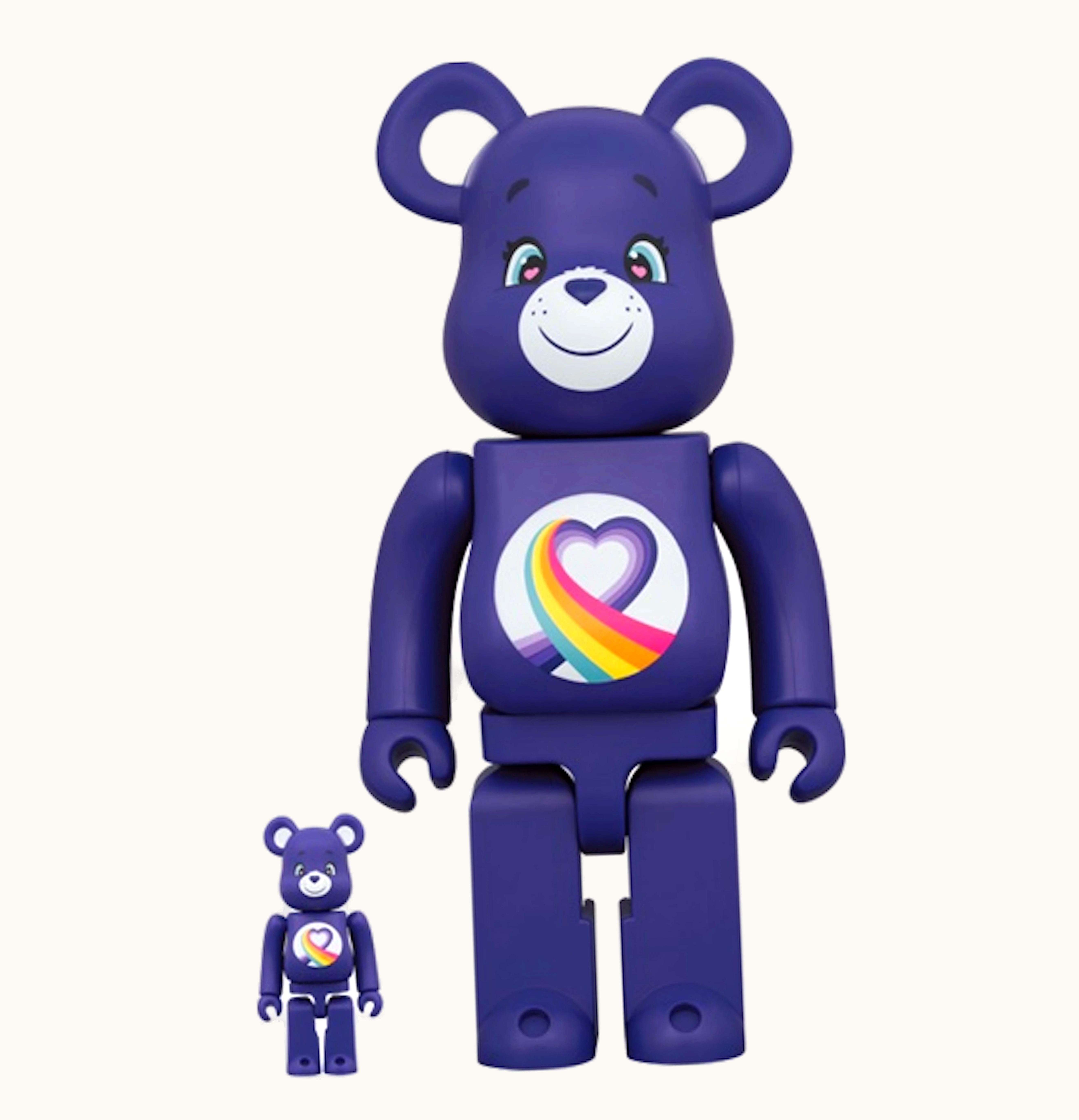 Bearbrick Bearbrick X Care Bears Rainbow Heart Bear 100 400 Set